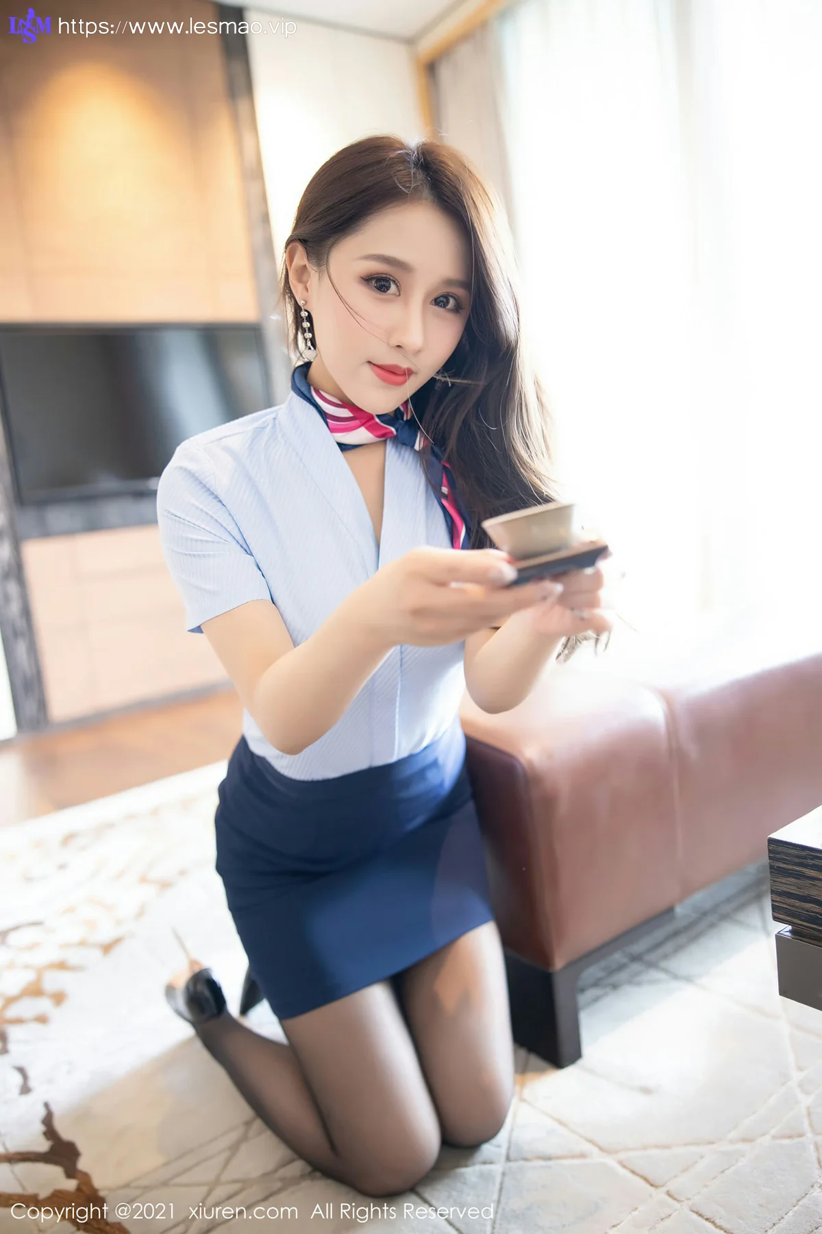 XiuRen 秀人 No.3073  空姐制服捆绑 徐安安 - 13