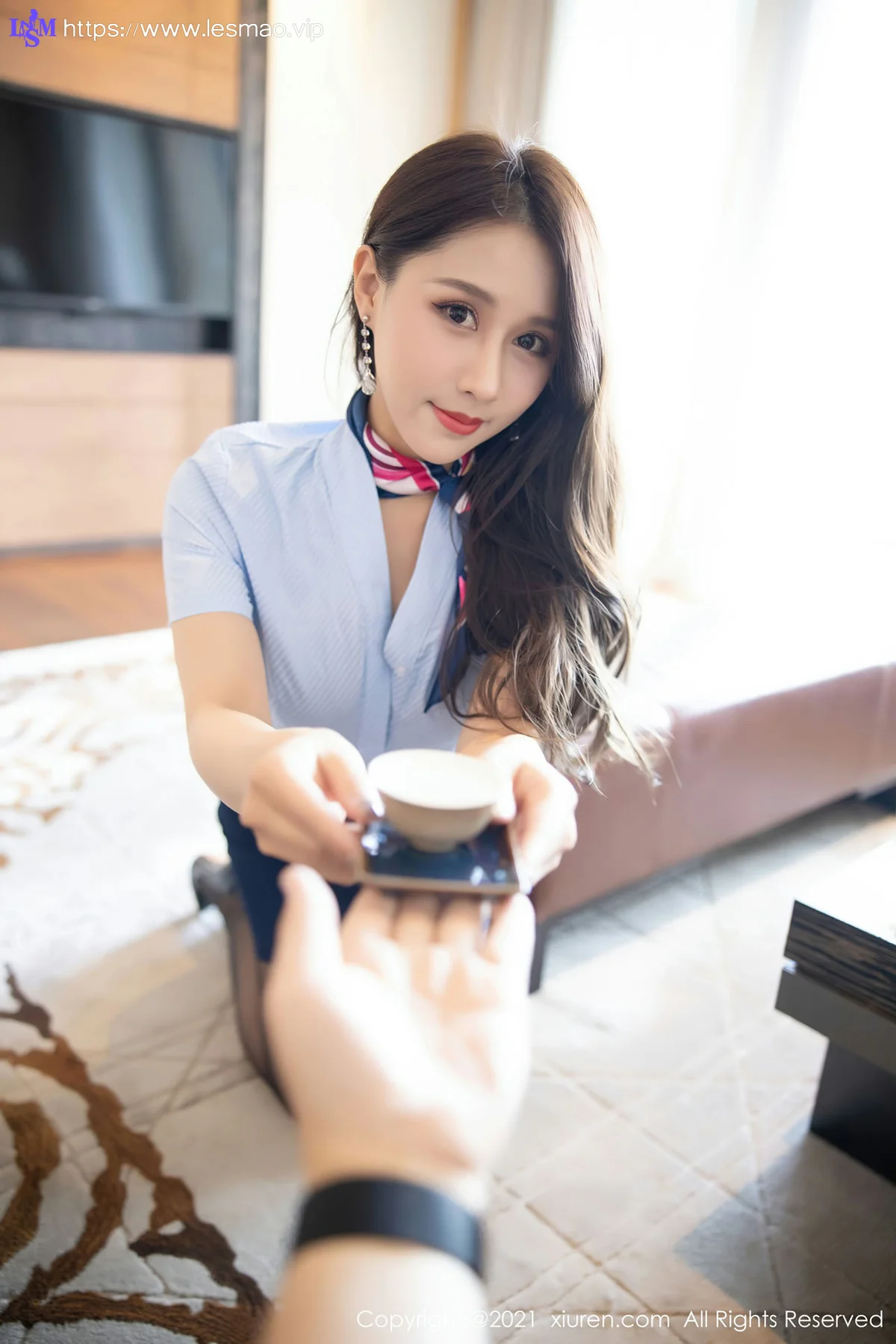 XiuRen 秀人 No.3073  空姐制服捆绑 徐安安 - 14
