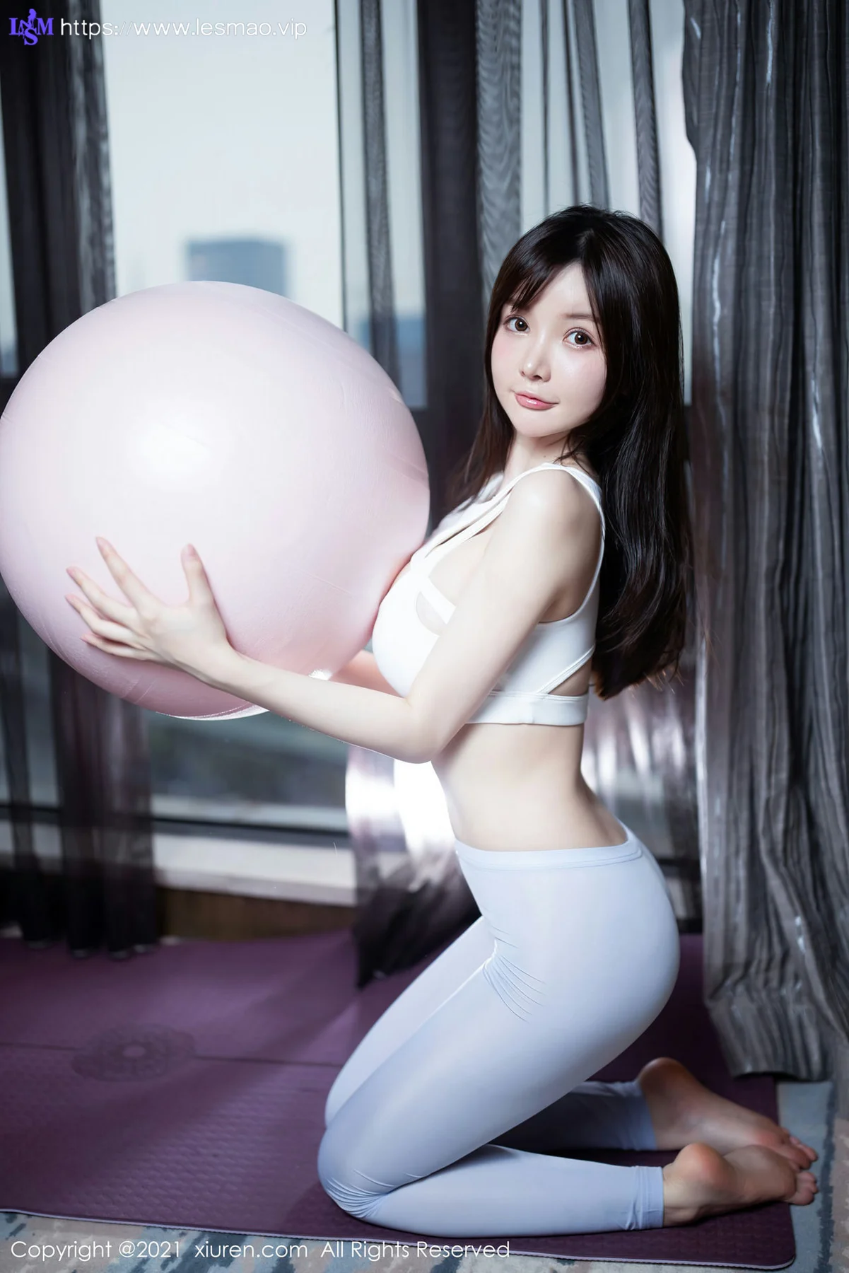 XiuRen 秀人 No.3087  健身房紧身衣 糯美子 - 14
