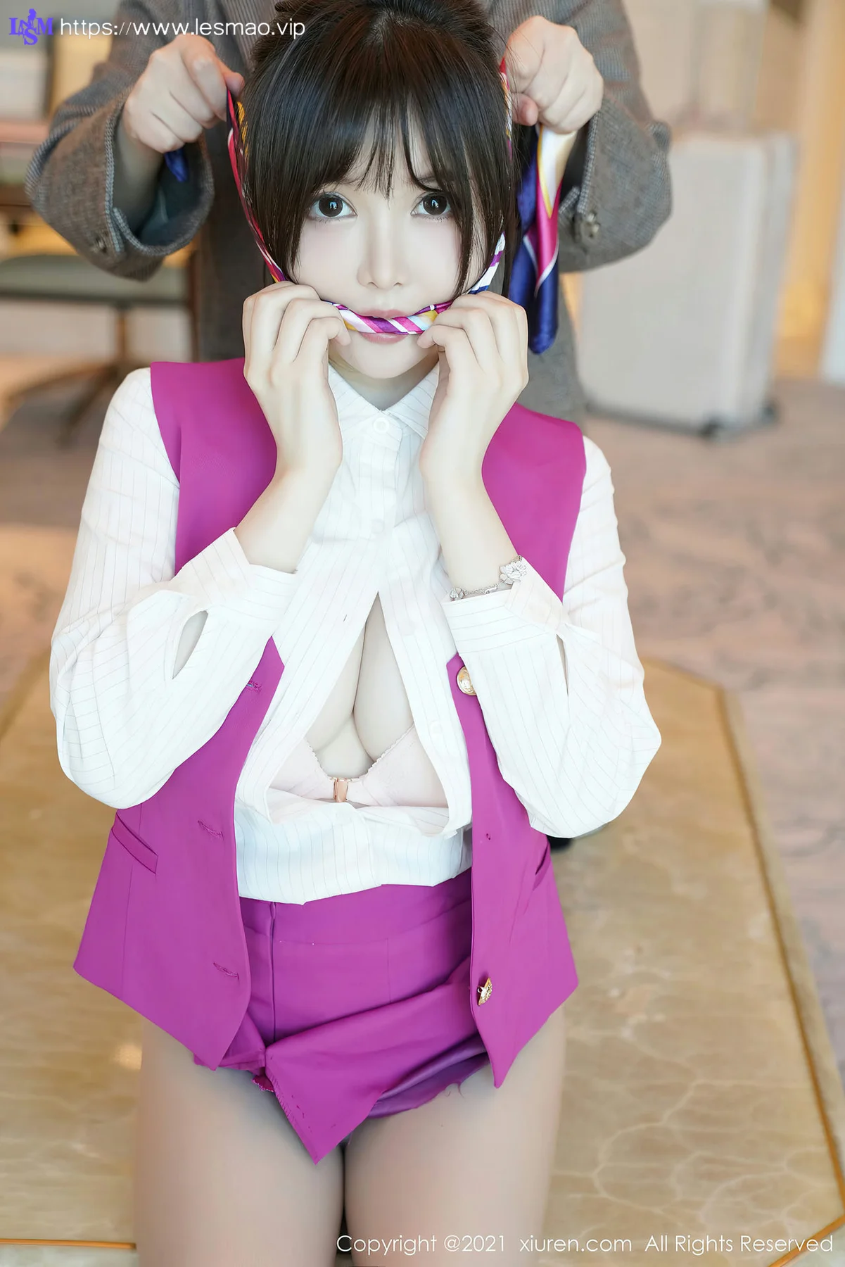 XiuRen 秀人 No.3103  空姐剧情写真主题 糯美子 - 35