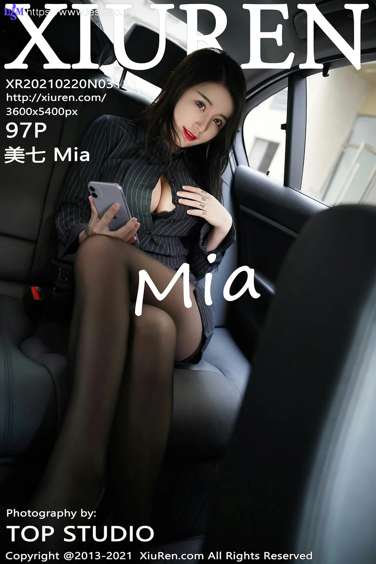 XiuRen 秀人 No.3111  美七 车内黑丝 - 98