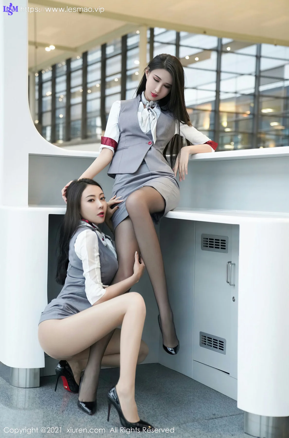 XiuRen 秀人 No.3173  空姐合辑 果儿和葛征 - 41