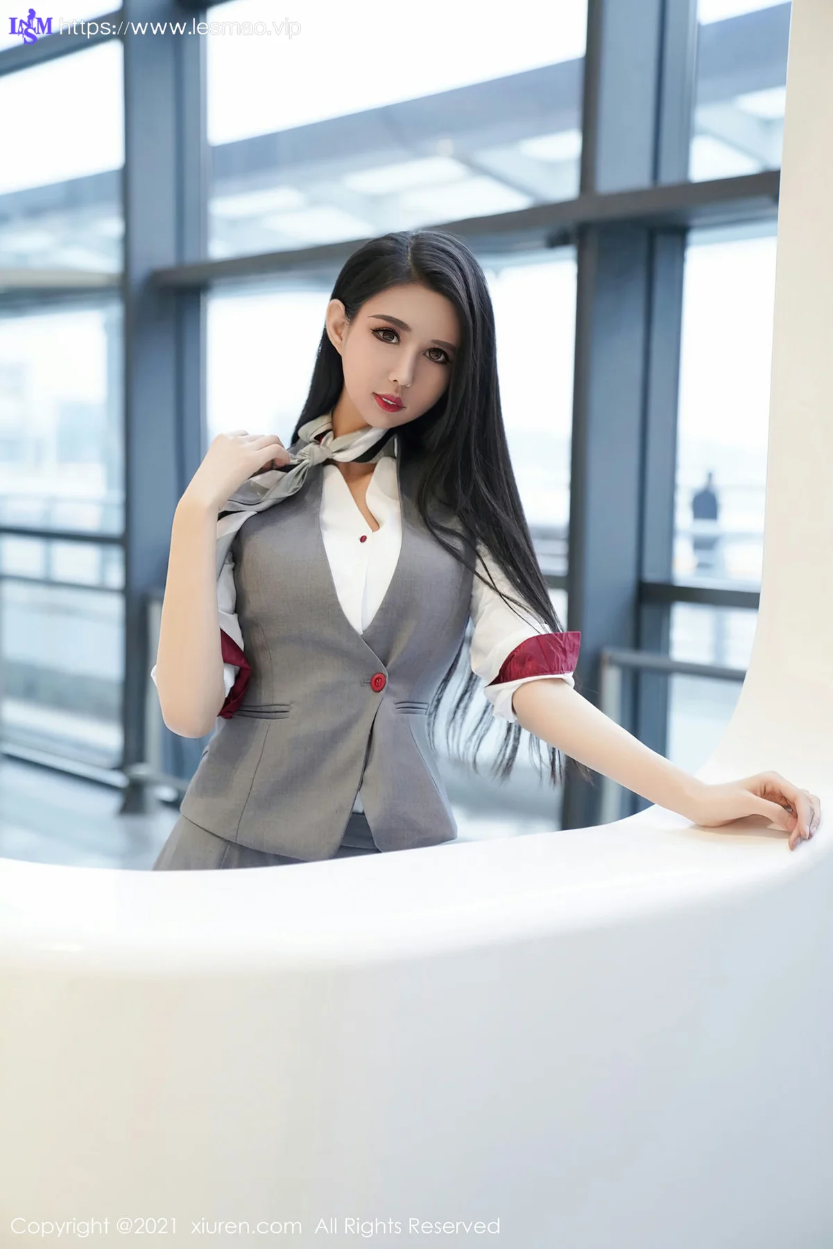XiuRen 秀人 No.3173  空姐合辑 果儿和葛征 - 48