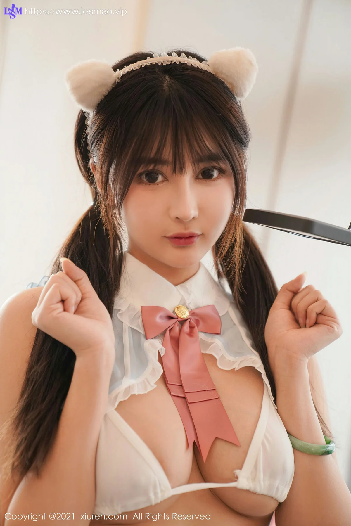XiuRen 秀人 No.3190  三点式女仆制服主题  萌奈子 第三套写真 - 24