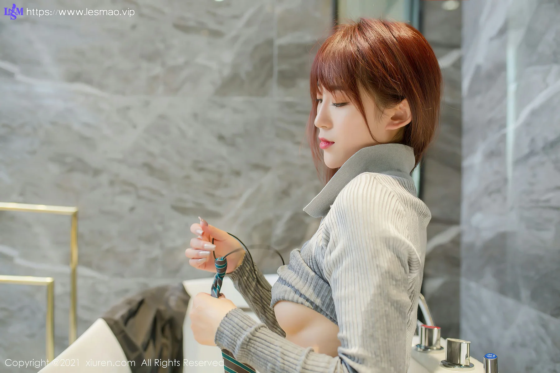 XiuRen 秀人 No.3199  湿身JK制服系列 周慕汐baby 性感写真 - 50