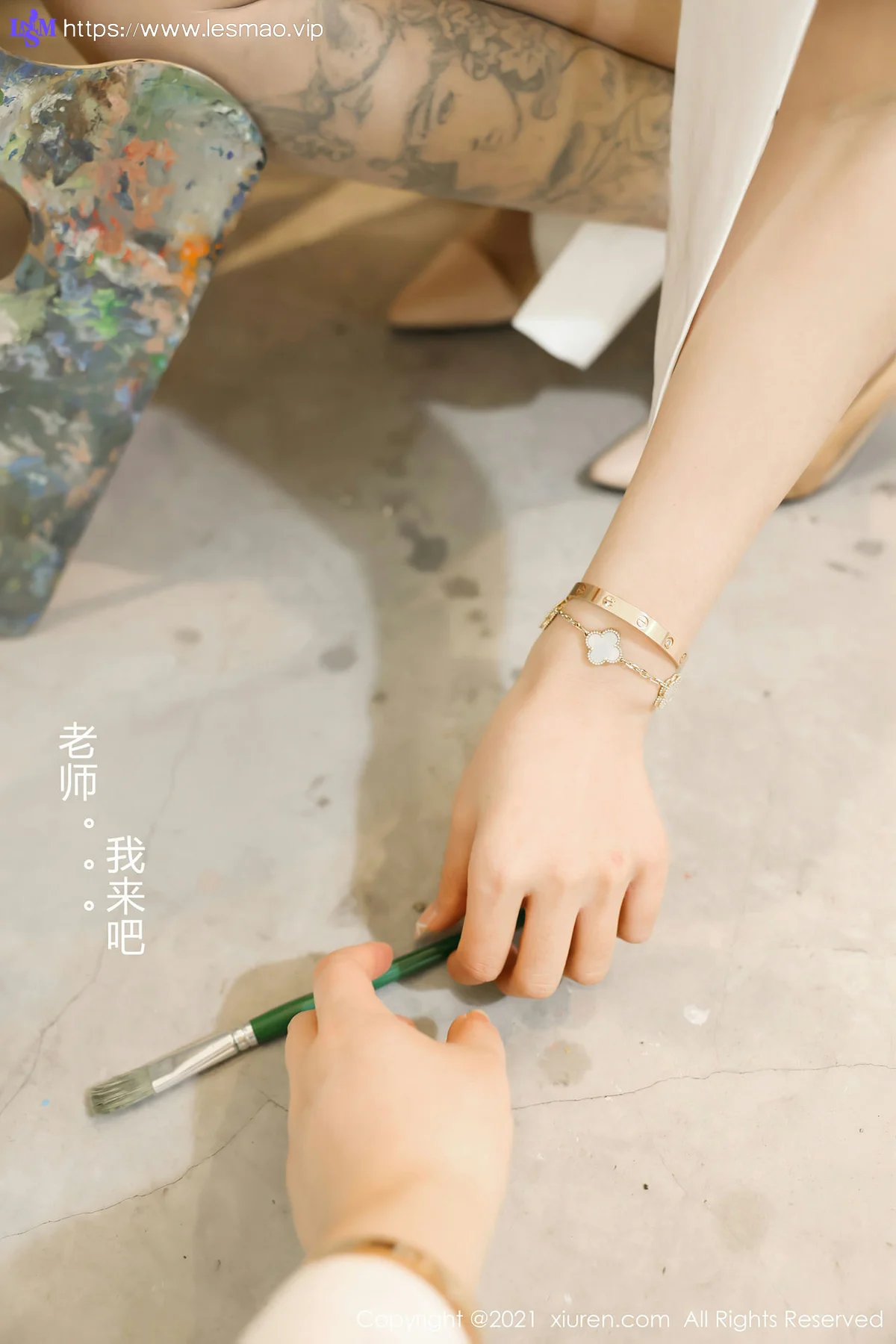 XiuRen 秀人 No.3214  美术教室师生主题 夏西CiCi 第二套写真 - 17
