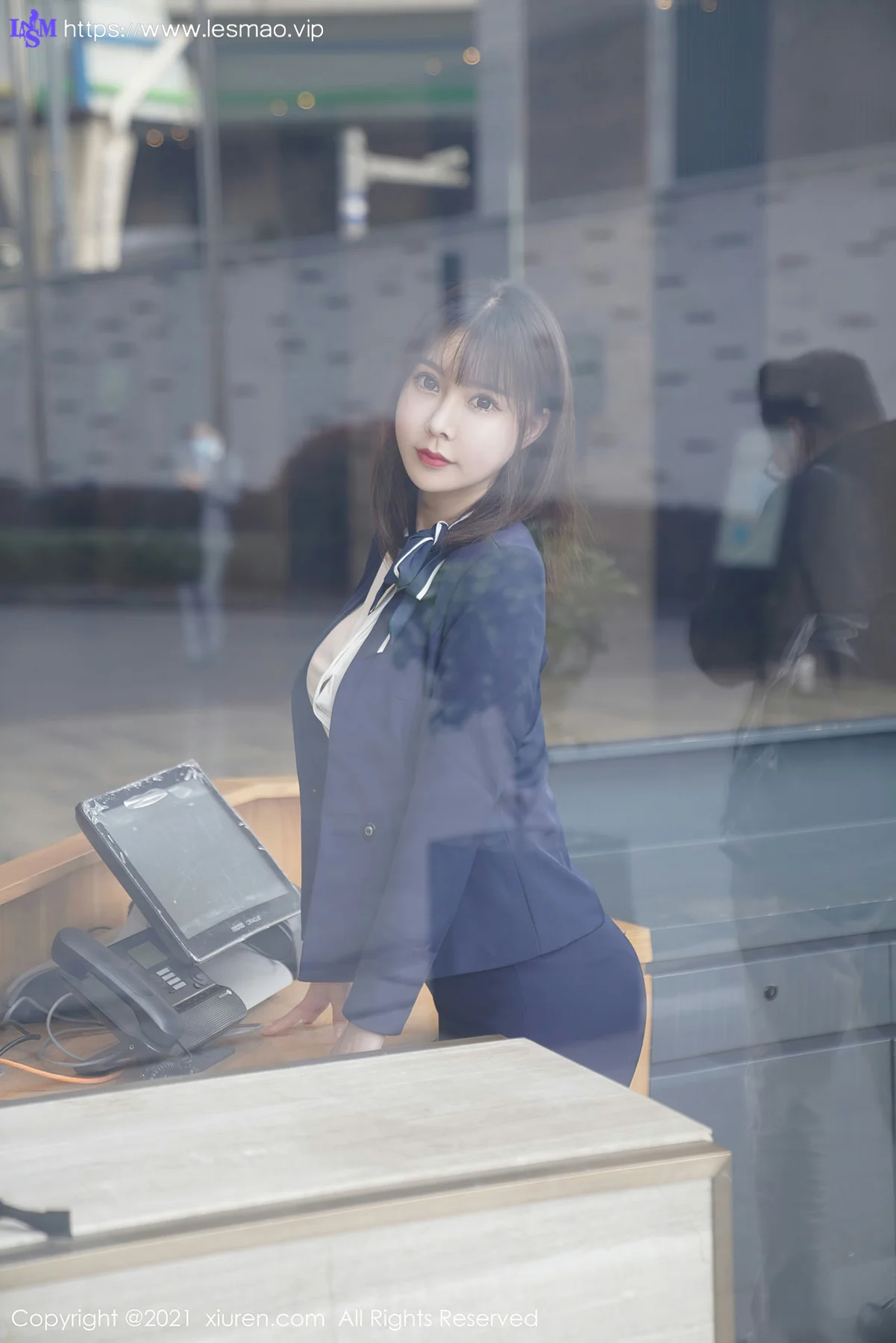XiuRen 秀人 No.3221  酒店前台剧情系列晓鱼酱  新人模特首套... - 20