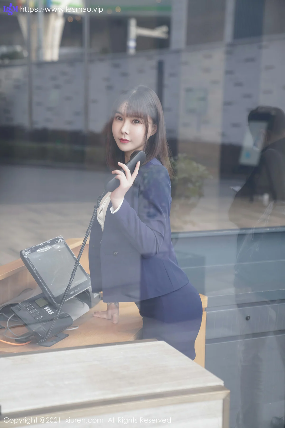XiuRen 秀人 No.3221  酒店前台剧情系列晓鱼酱  新人模特首套... - 21