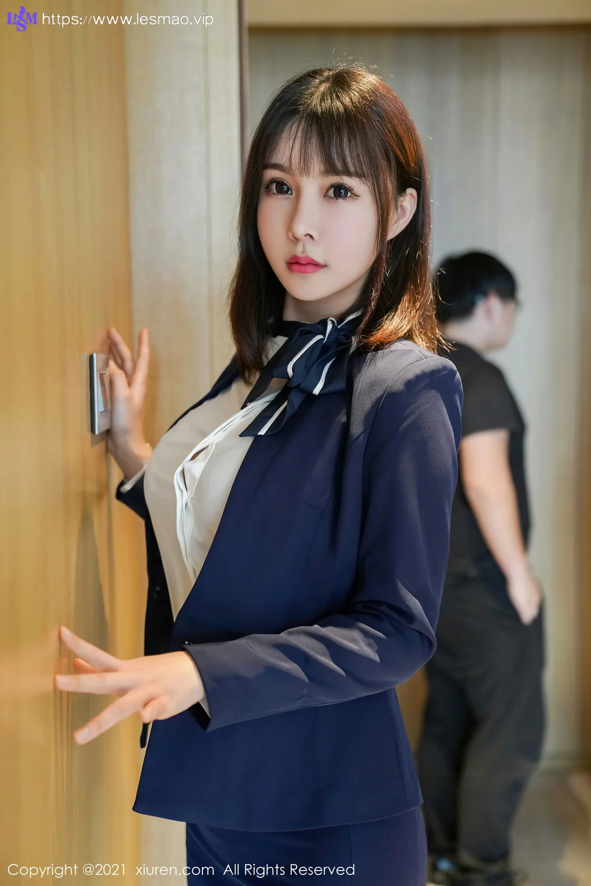 XiuRen 秀人 No.3221  酒店前台剧情系列晓鱼酱  新人模特首套... - 33