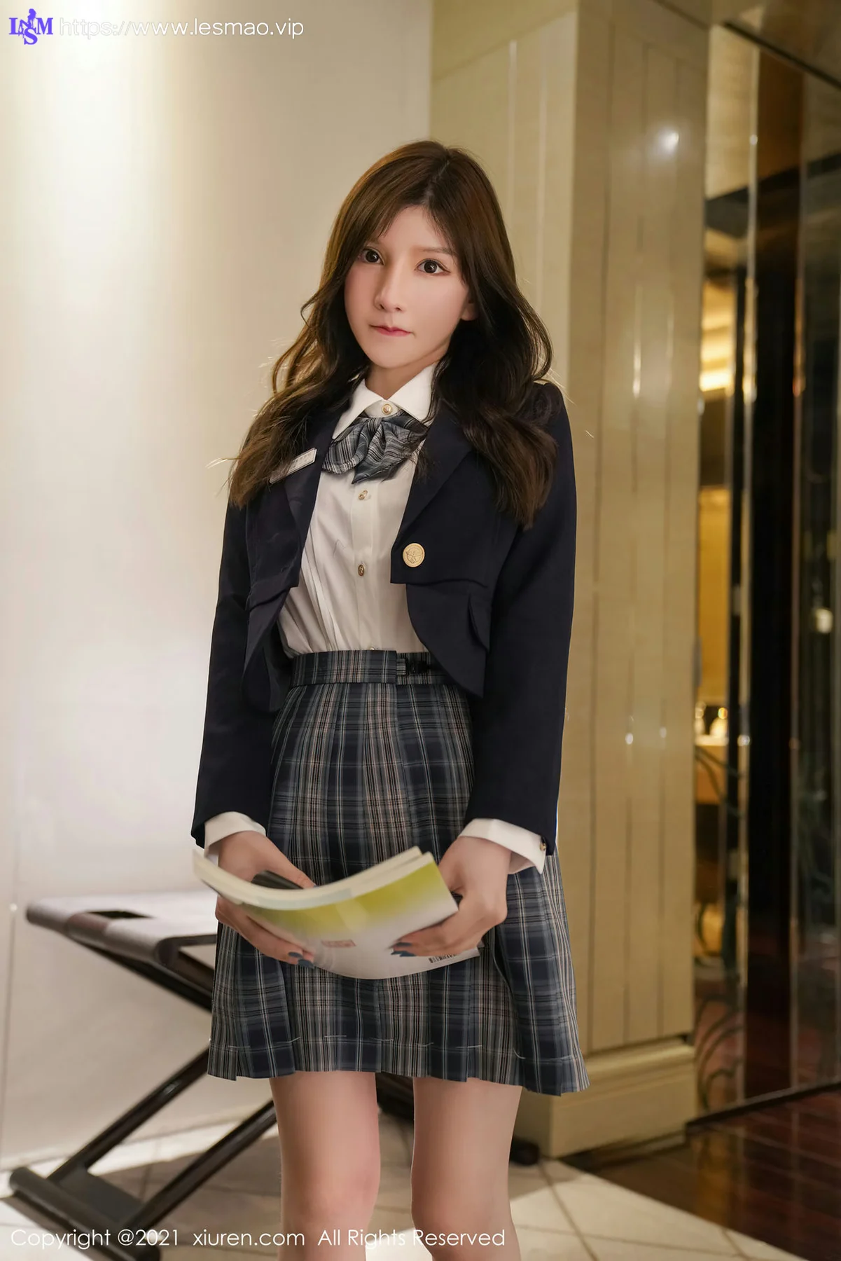 XiuRen 秀人 No.3247  校园制服捆绑主题 周于希Sandy 清纯动人 - 15