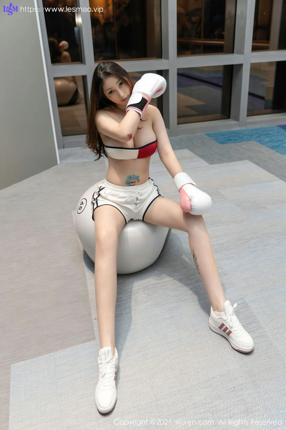 XiuRen 秀人 No.3252  拳击手主题系列 妲己_Toxic 魅惑写真 - 37