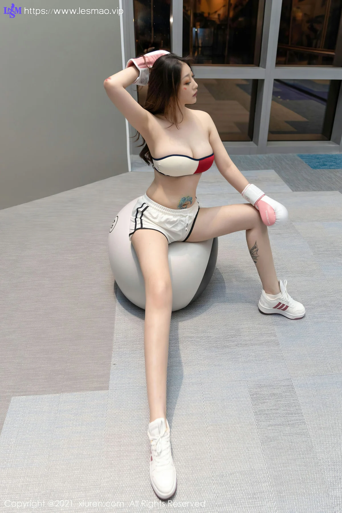 XiuRen 秀人 No.3252  拳击手主题系列 妲己_Toxic 魅惑写真 - 52