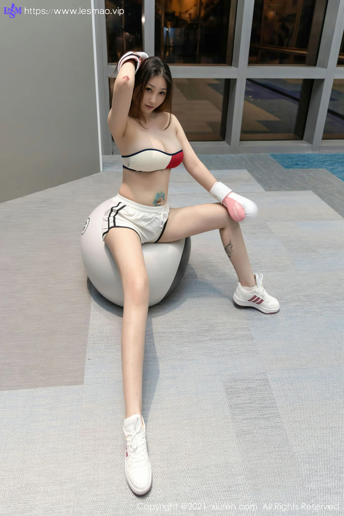 XiuRen 秀人 No.3252  拳击手主题系列 妲己_Toxic 魅惑写真 - 53