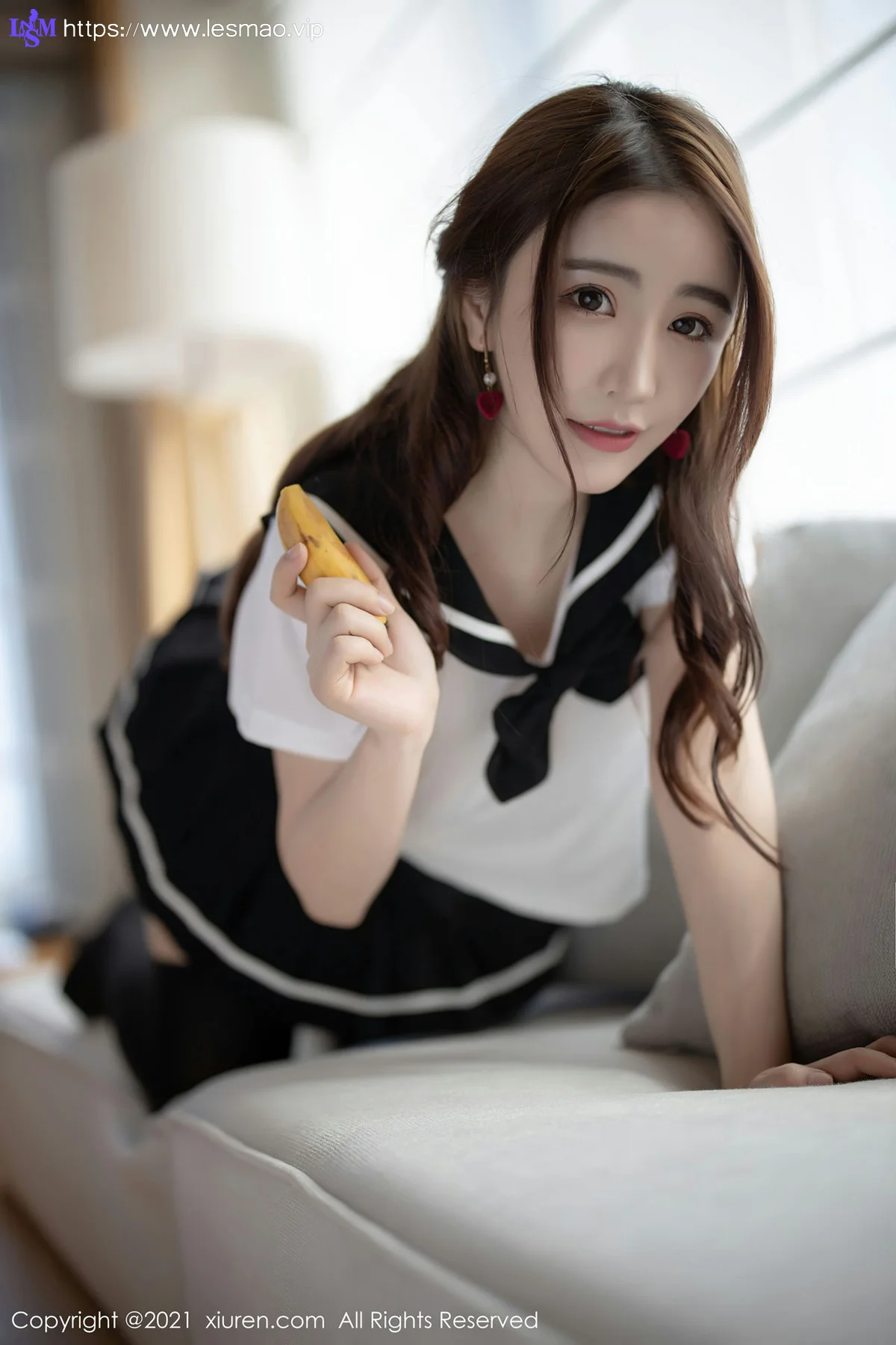 XiuRen 秀人 No.3268 青春校服  Cherry绯月樱 清纯甜美黑白 - 33