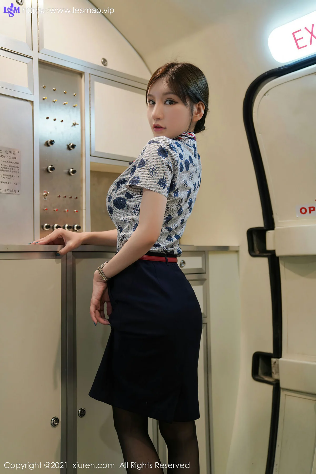 XiuRen 秀人 No.3274  东航空姐剧情主题 周于希Sandy 上海心愿 - 15