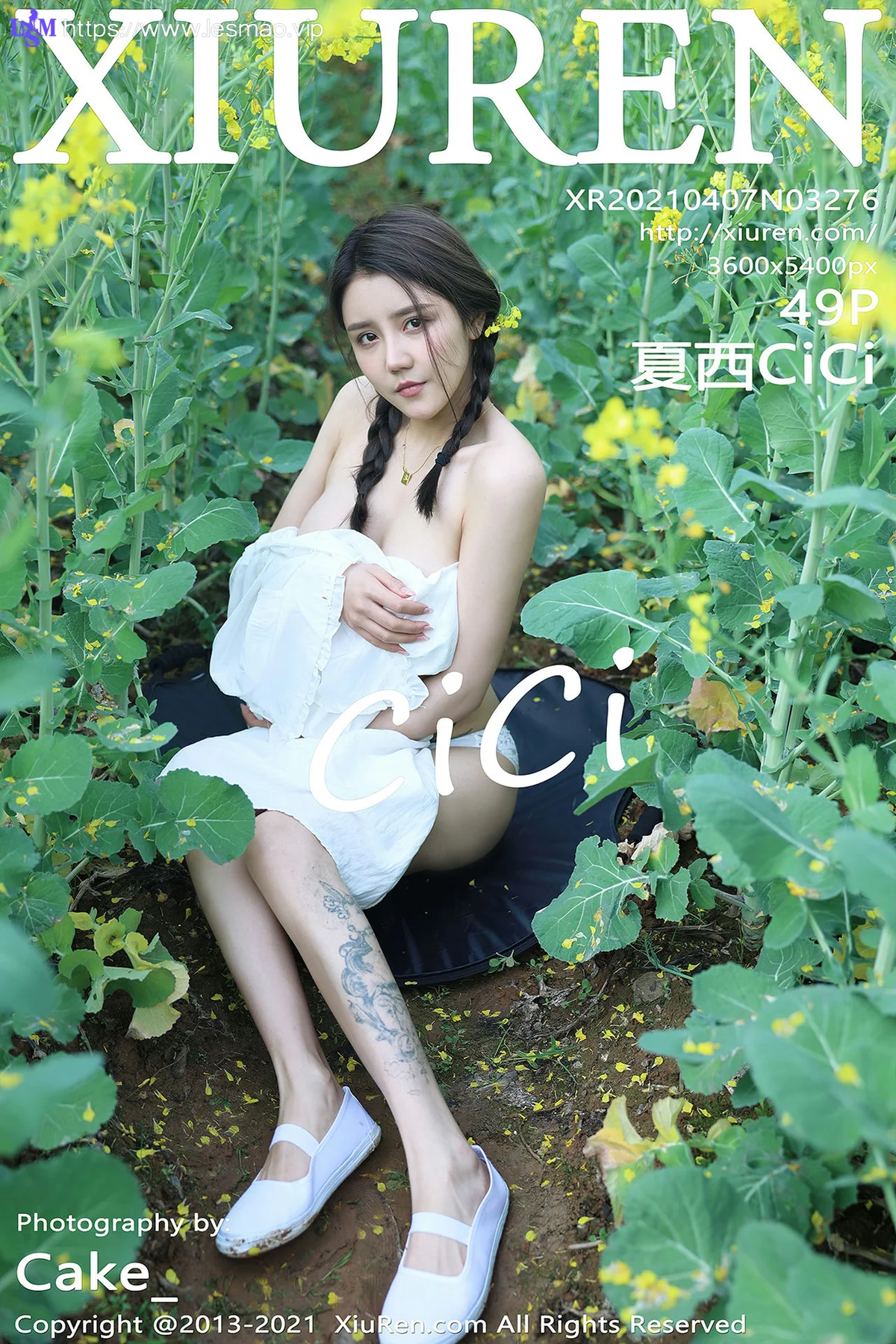 XiuRen 秀人 No.3276   户外花丛外拍系列 夏西CiCi - 50
