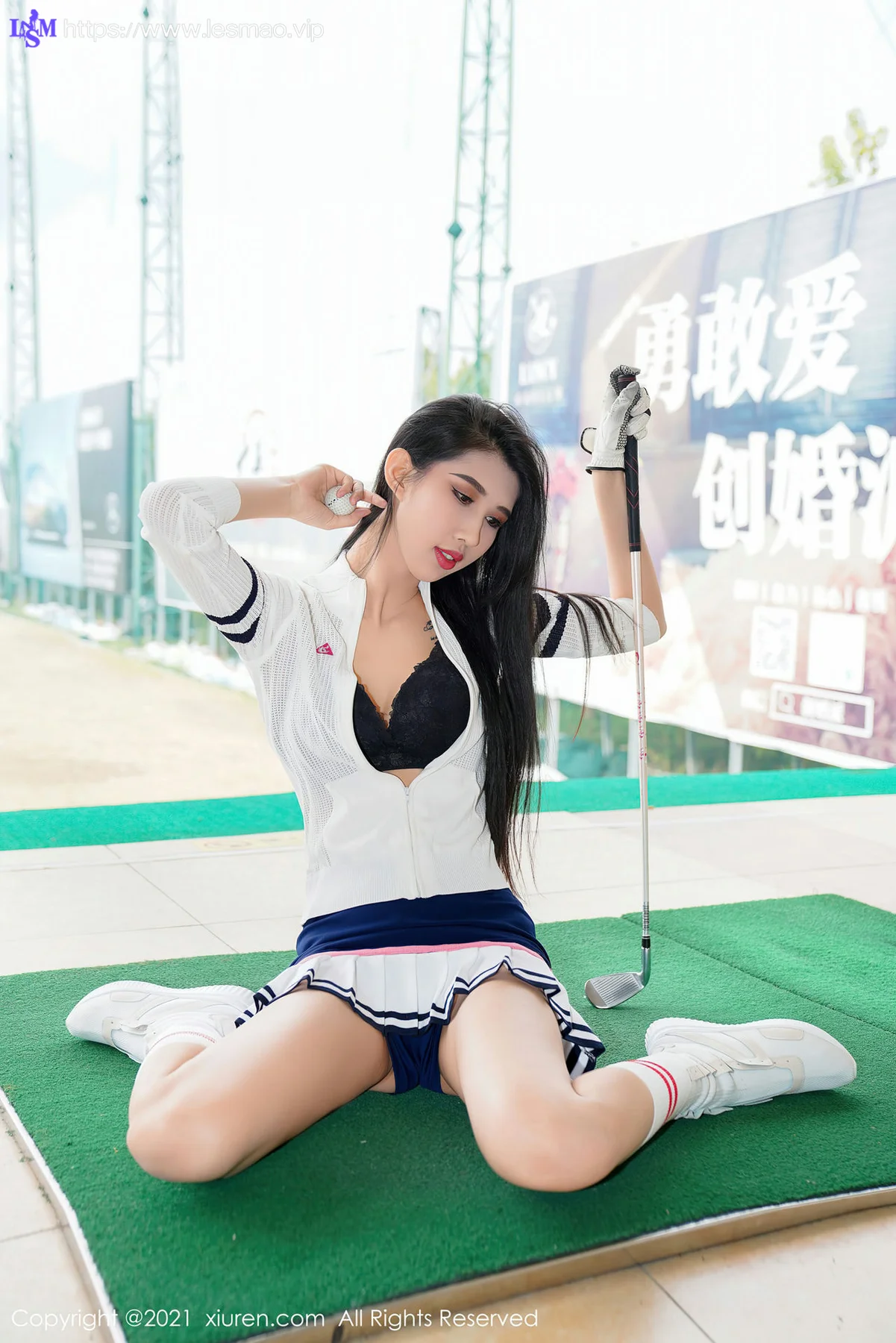 XiuRen 秀人 No.3277 高尔夫女郎旅拍 葛征 净高184c m - 20