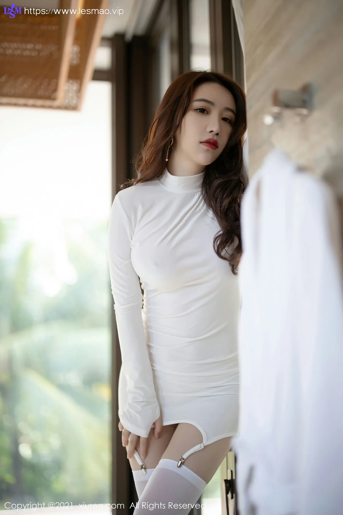 XiuRen 秀人 No.3284  连衣与吊裙 Cherry绯月樱 三亚旅拍 - 50