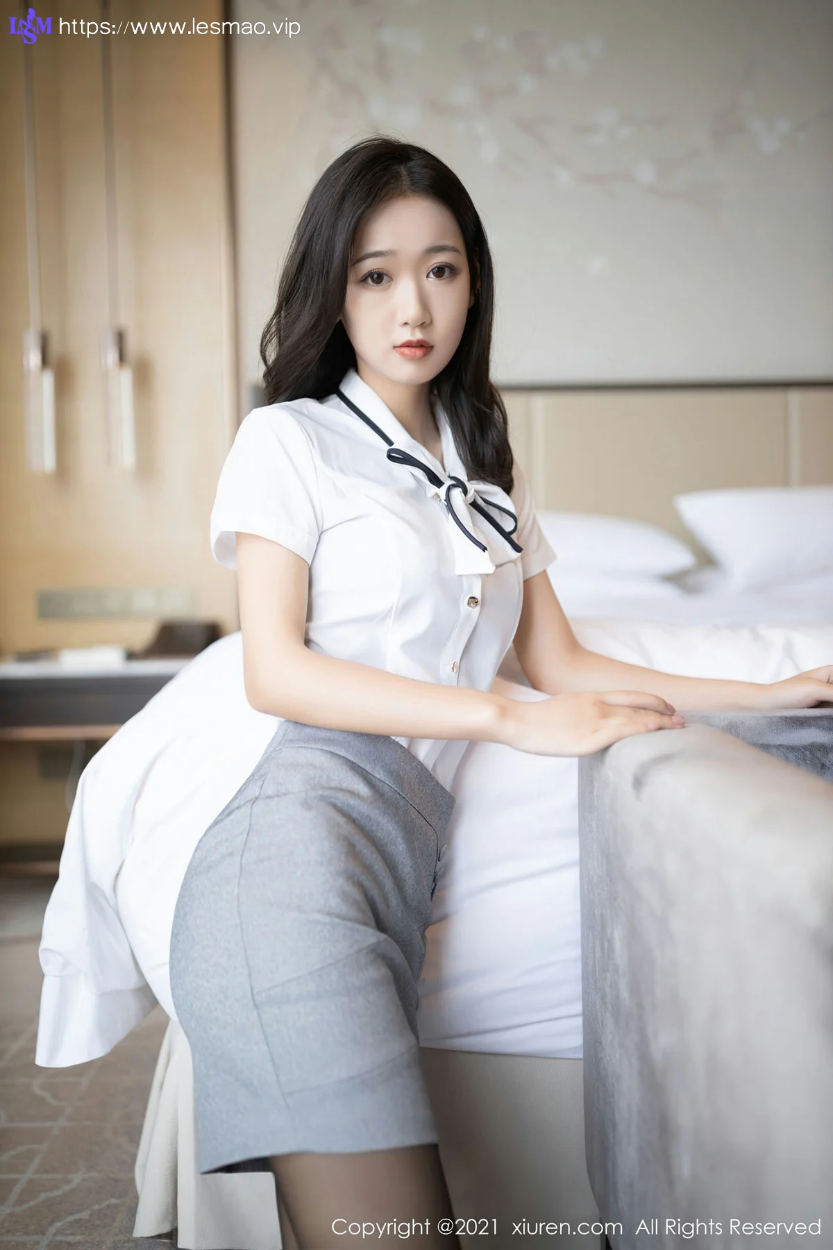 XiuRen 秀人 No.3307  酒店宾客服务 唐安琪 系列写真 - 17