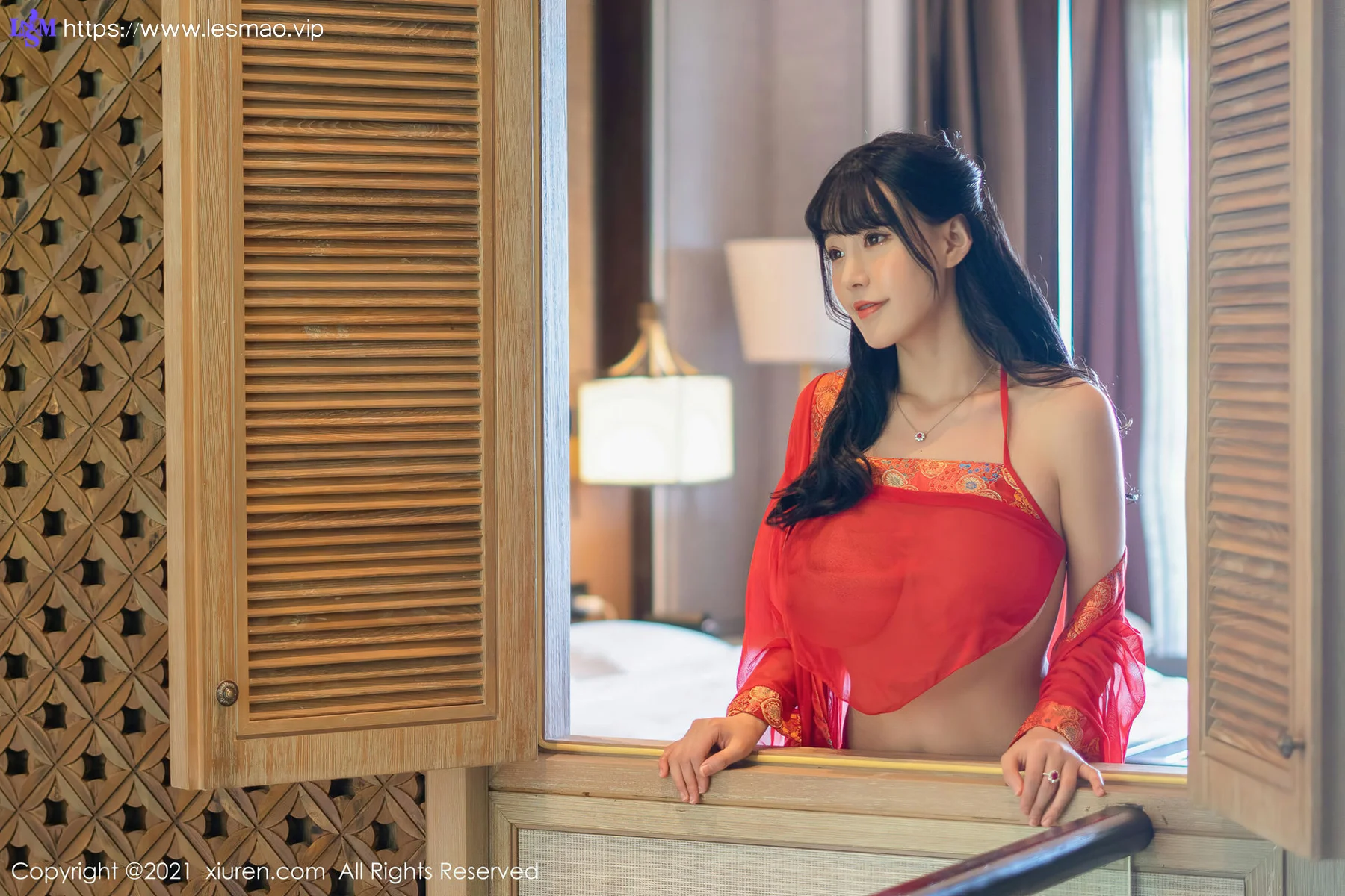 XiuRen 秀人 No.3322  香艳风情肚兜 朱可儿Flower 魅惑写真 - 18