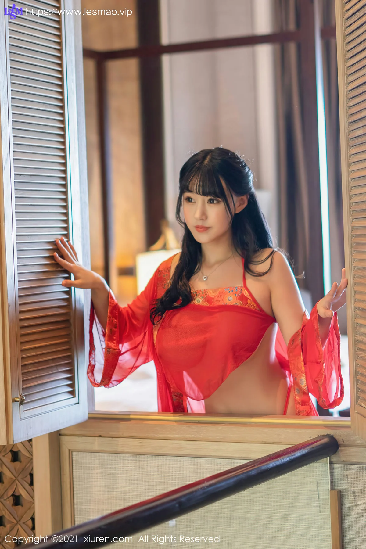 XiuRen 秀人 No.3322  香艳风情肚兜 朱可儿Flower 魅惑写真 - 19