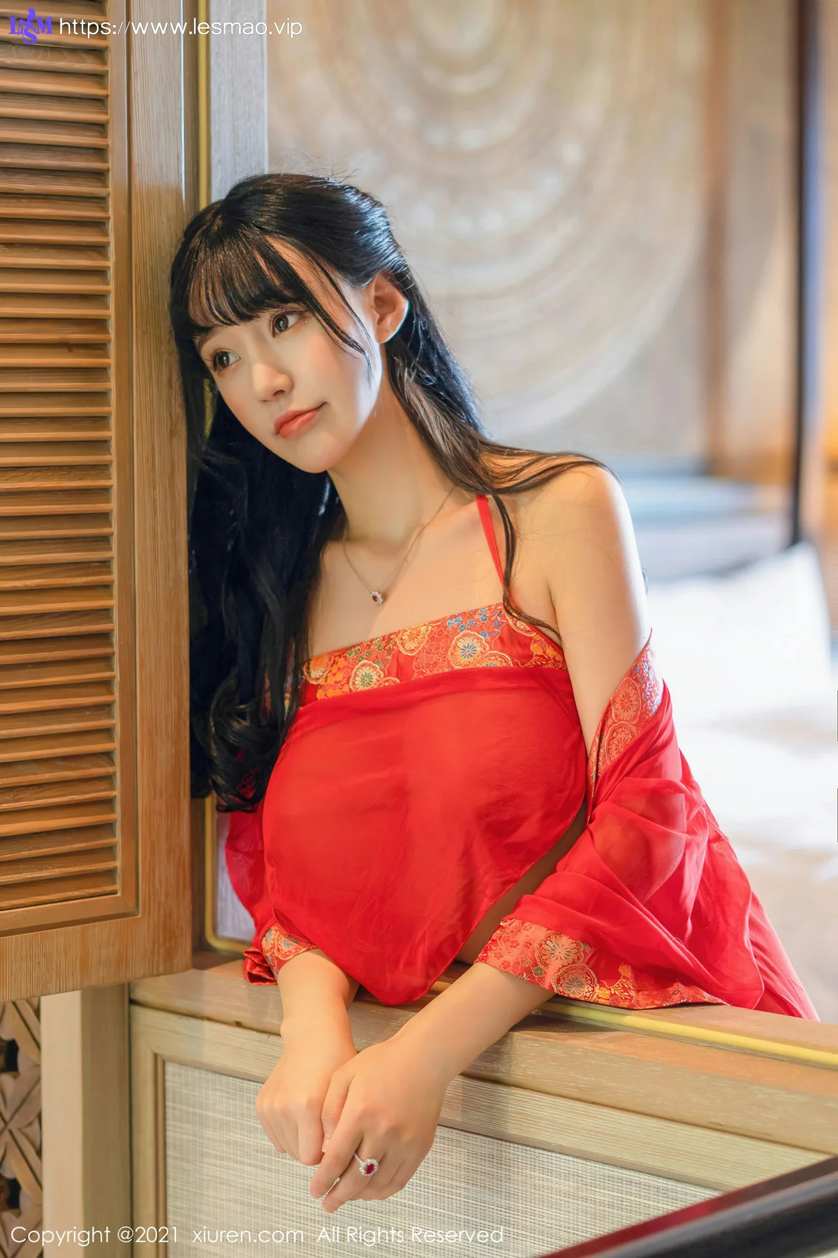 XiuRen 秀人 No.3322  香艳风情肚兜 朱可儿Flower 魅惑写真 - 20