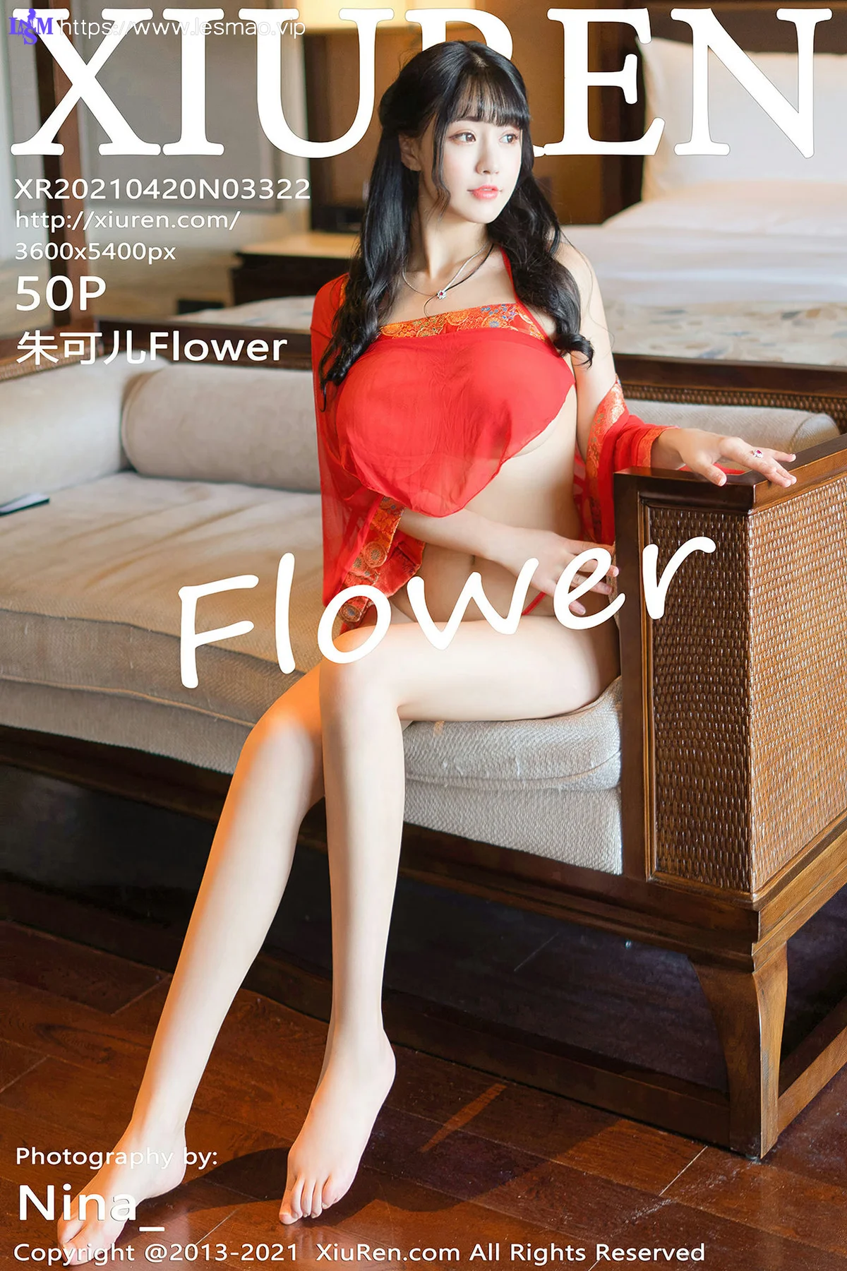 XiuRen 秀人 No.3322  香艳风情肚兜 朱可儿Flower 魅惑写真 - 51