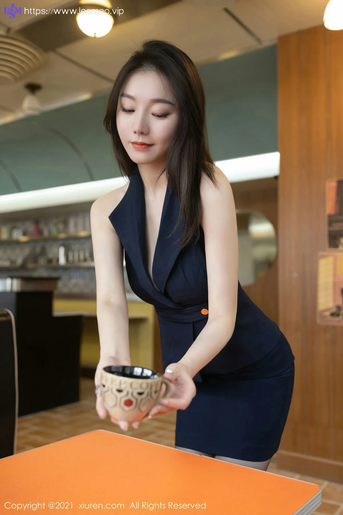 XiuRen 秀人 No.3358  餐厅服务员主题系列 安然Maleah 成都旅拍... - 56