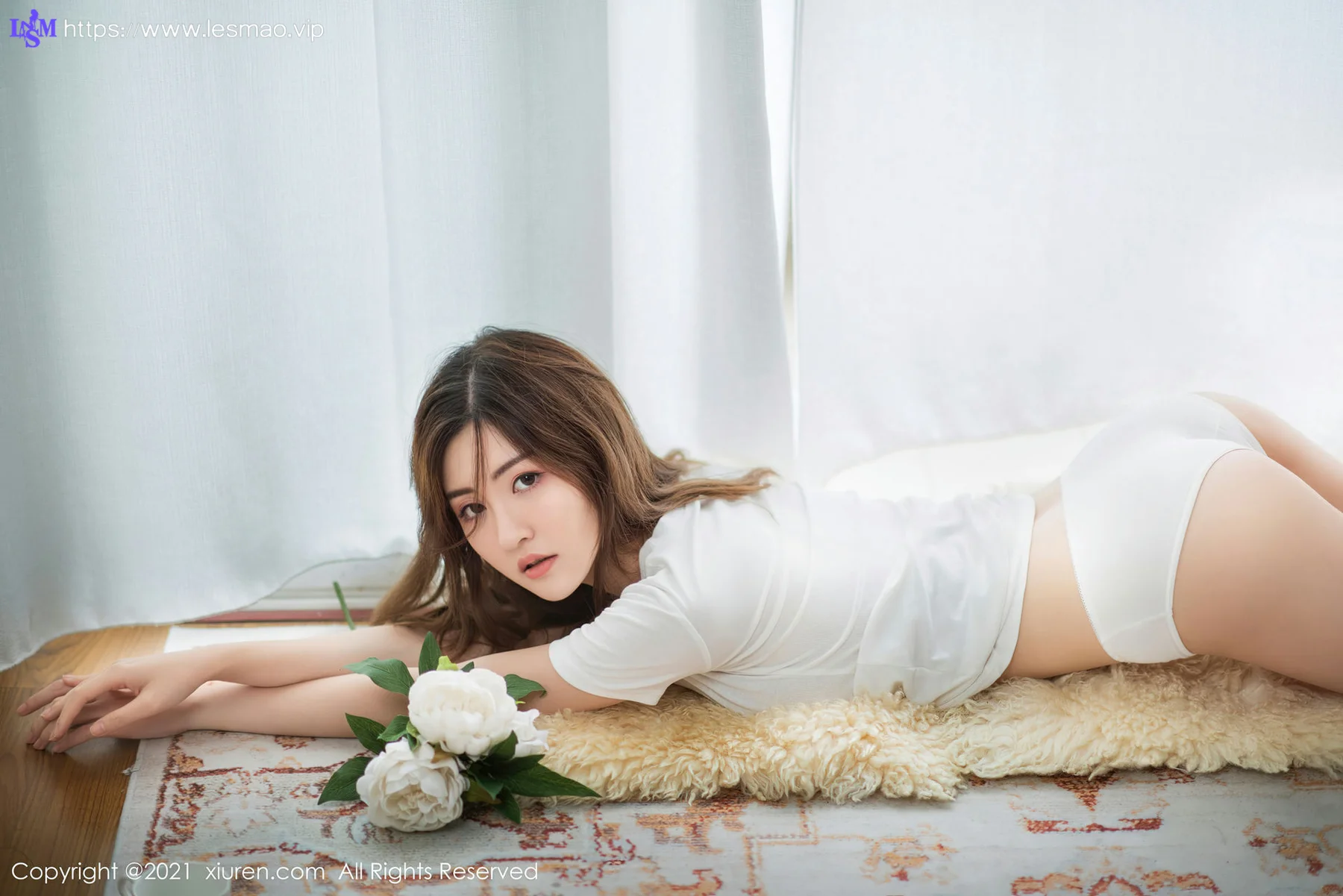 XiuRen 秀人 No.3359  黑粉转白粉的系列 沈梦瑶 性感写真 - 42