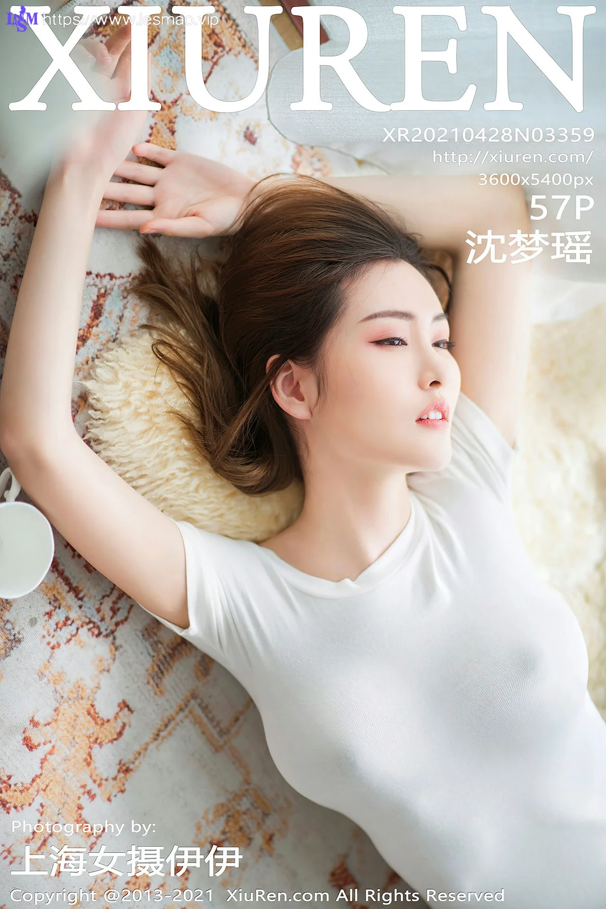XiuRen 秀人 No.3359  黑粉转白粉的系列 沈梦瑶 性感写真 - 58
