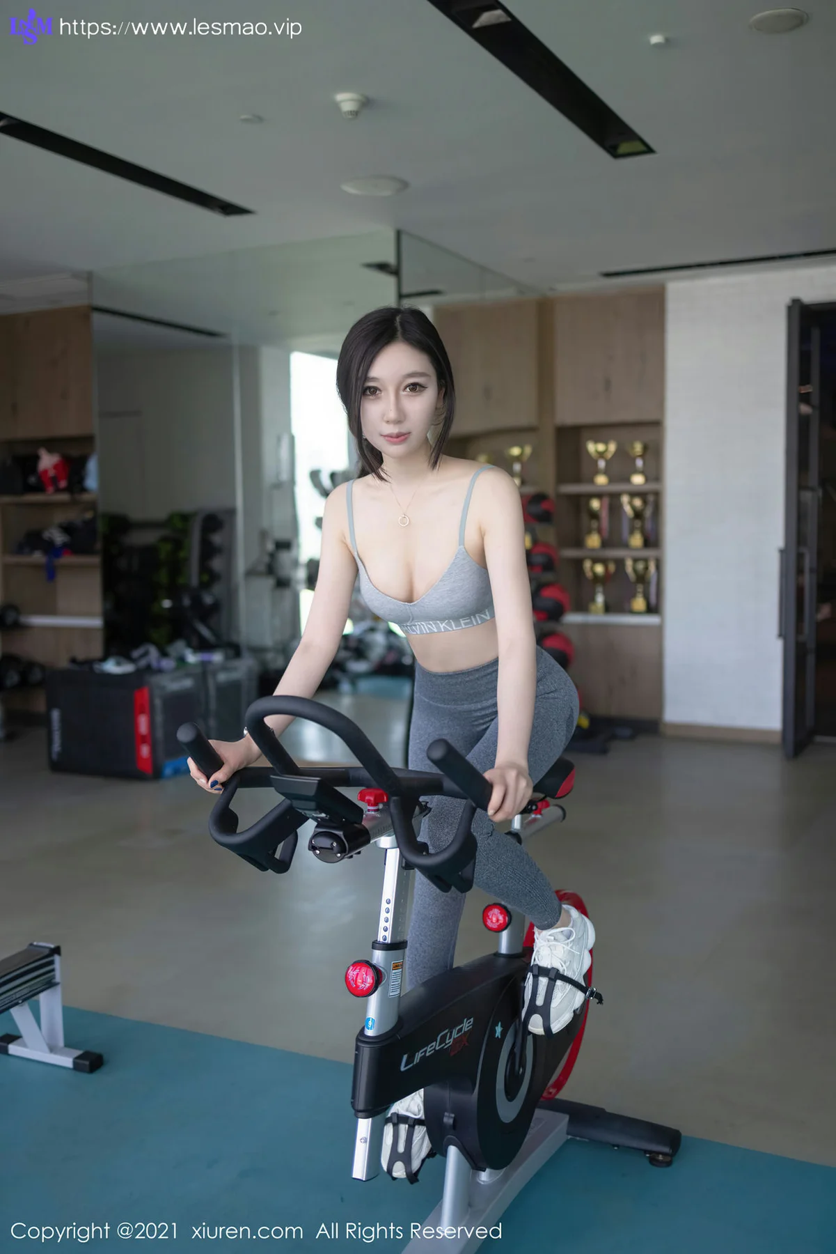 XiuRen 秀人 No.3436  健身房运动内衣 Victoria志玲 最新性感写真 - 13