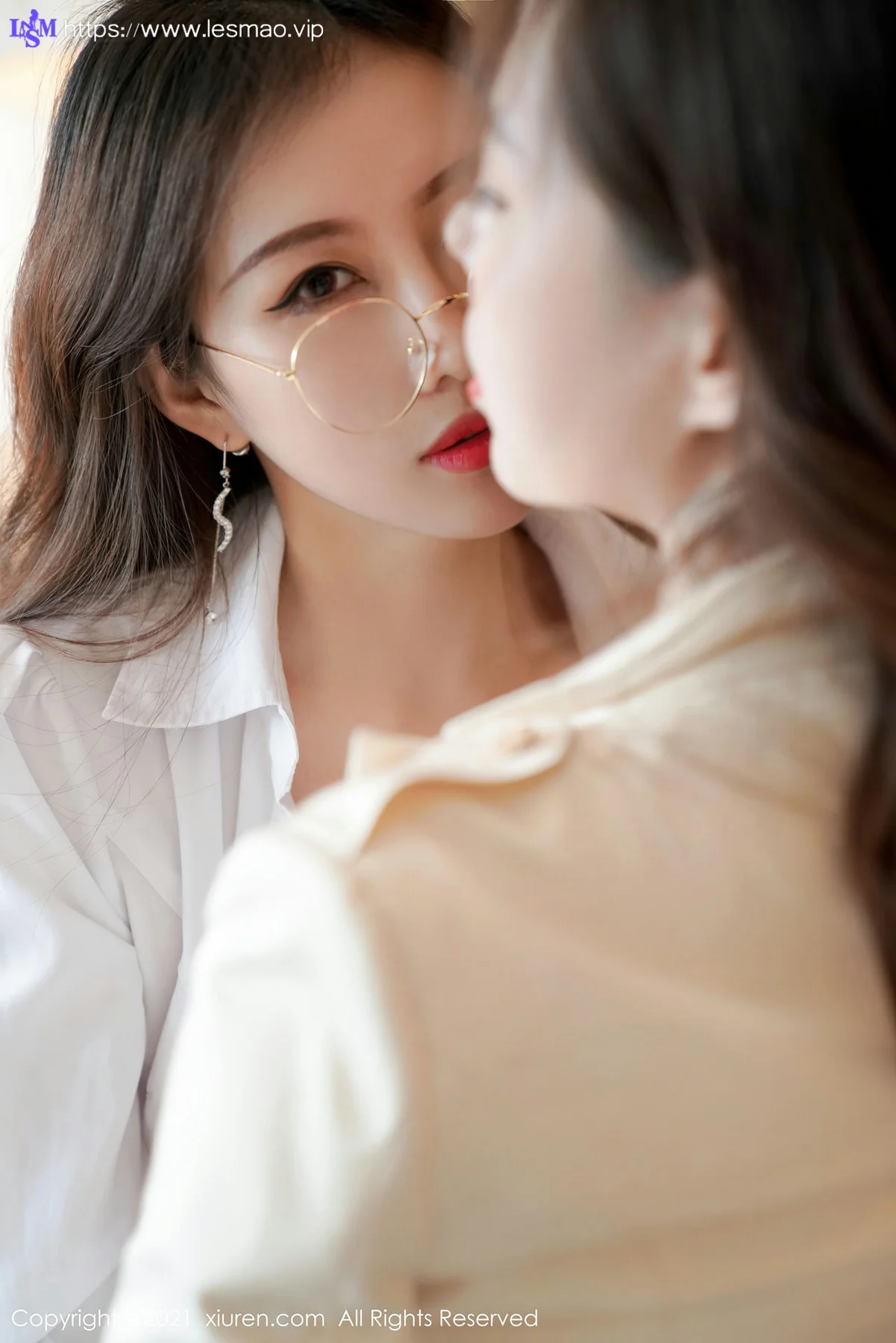 XiuRen 秀人 No.3444  模特合集 白茹雪与月音瞳  最新一期写真 - 12