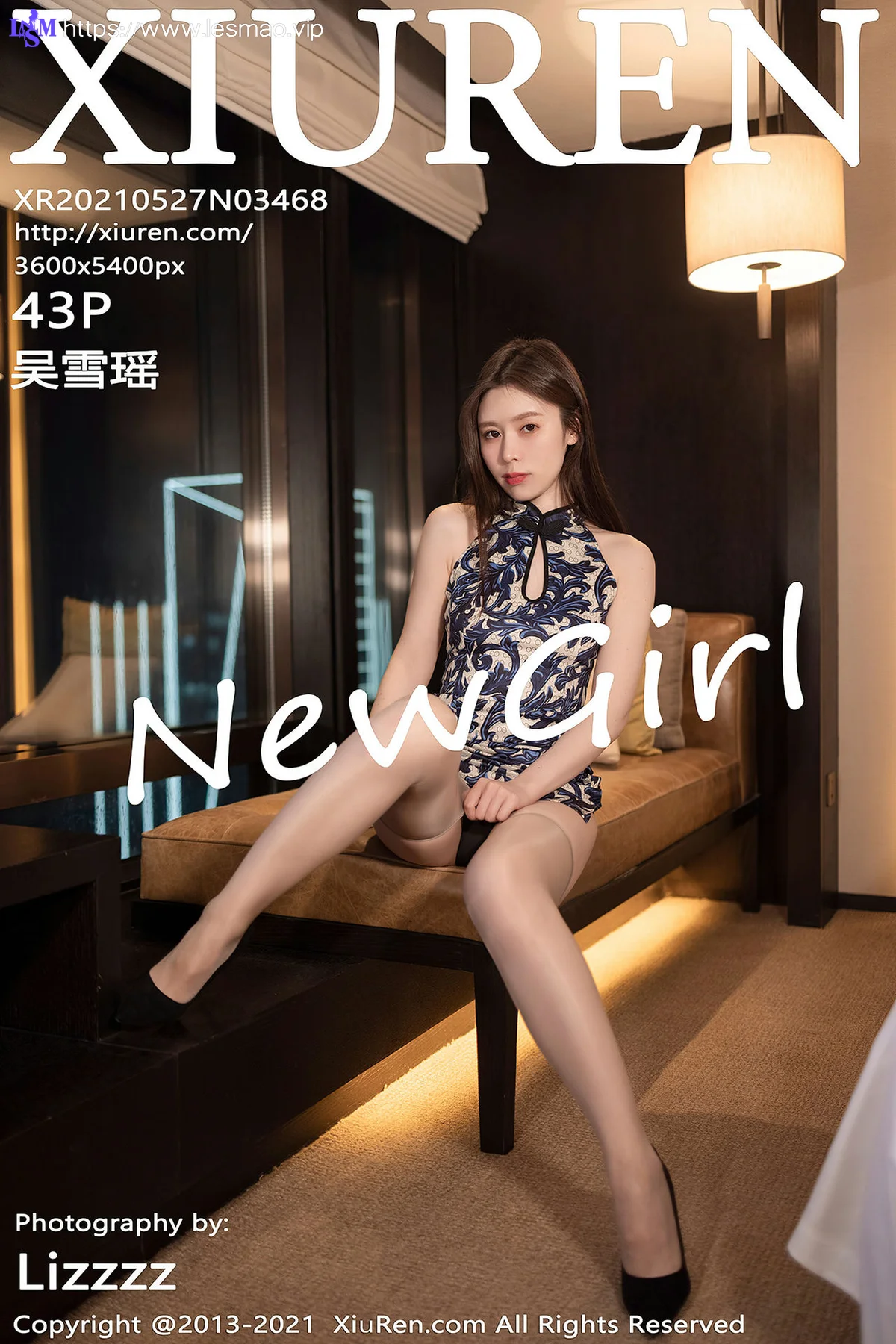 XiuRen 秀人 No.3468  韵味旗袍与性感丝袜  吴雪瑶 新人模特首套写真 - 44