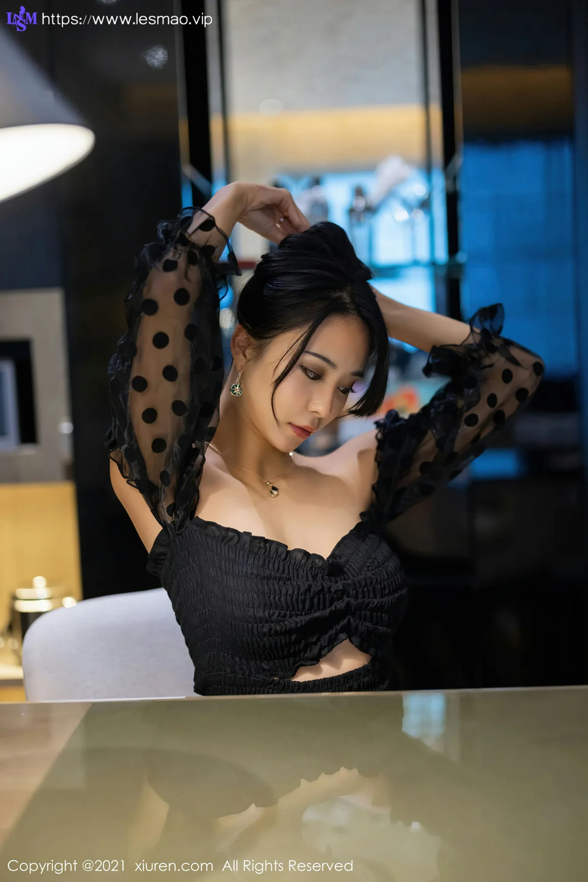 XiuRen 秀人 No.3482  热辣身姿 蓝夏Akasha 性感写真 - 15