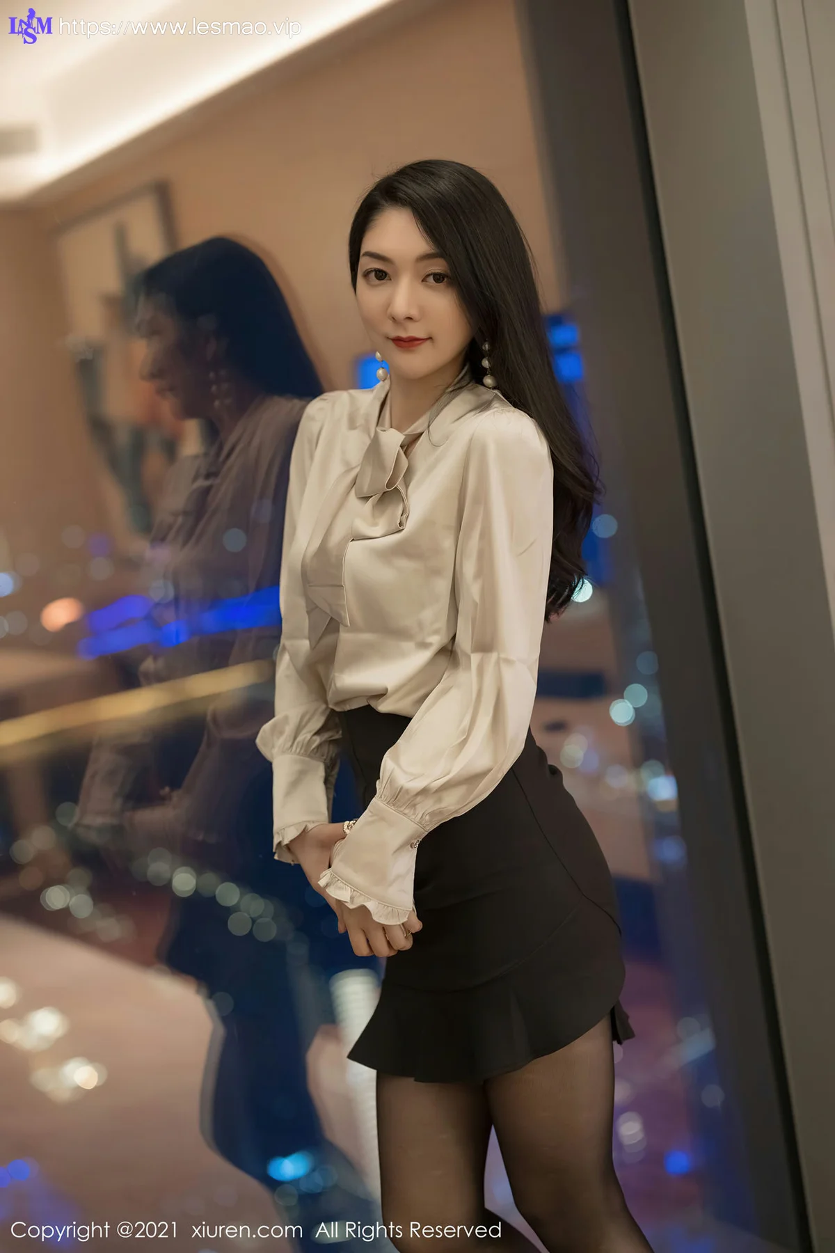 XiuRen 秀人 No.3488  都市眼镜OL Angela00 性感写真 - 11