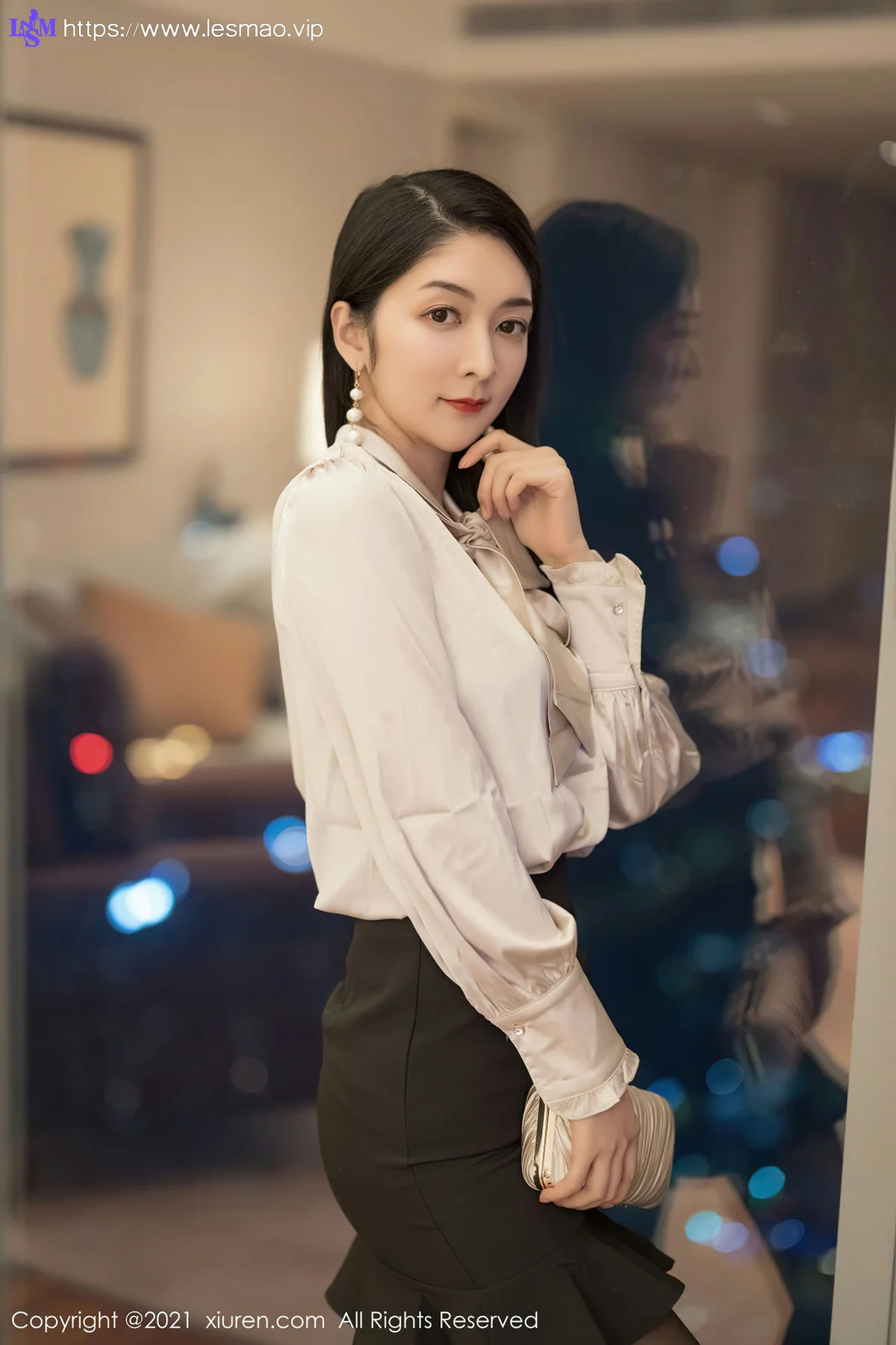 XiuRen 秀人 No.3488  都市眼镜OL Angela00 性感写真 - 13