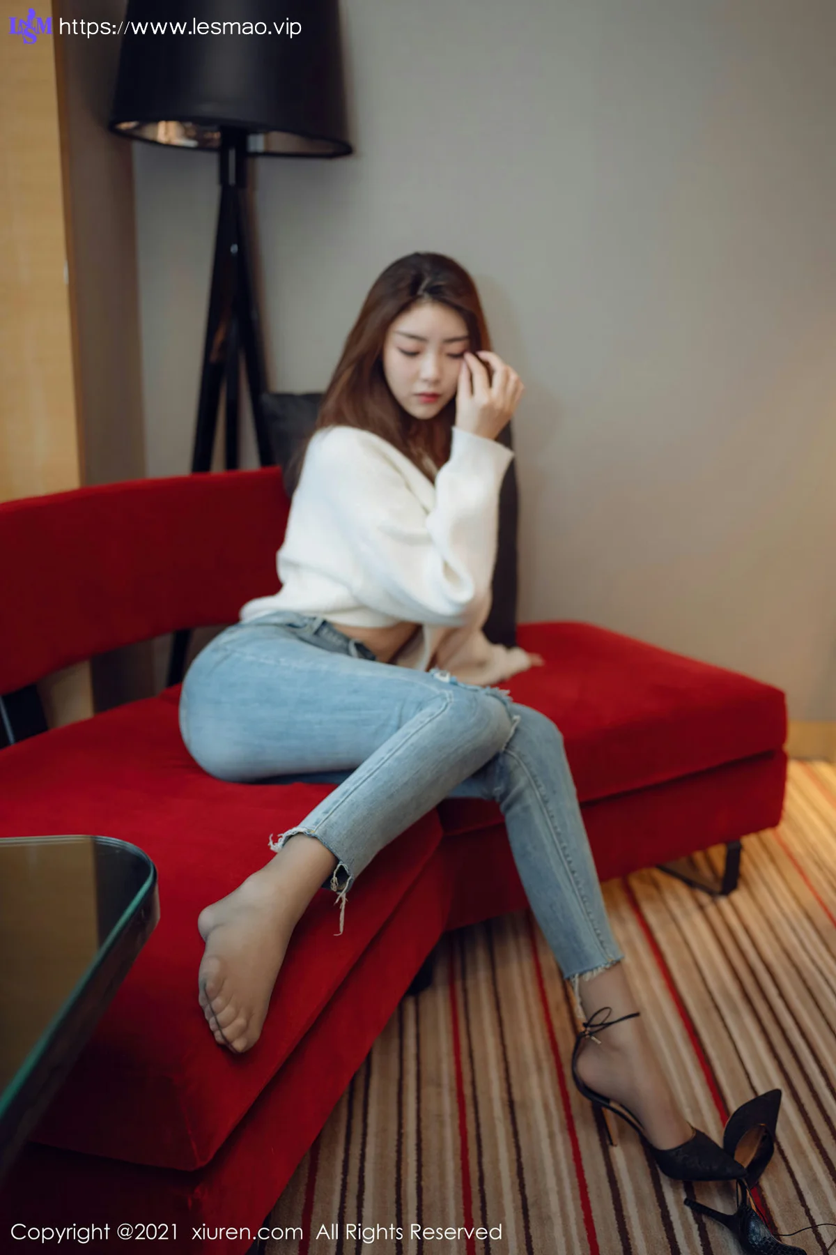 XiuRen 秀人 No.3493  极致魅惑黑丝 可樂Vicky 最新性感写真 - 15