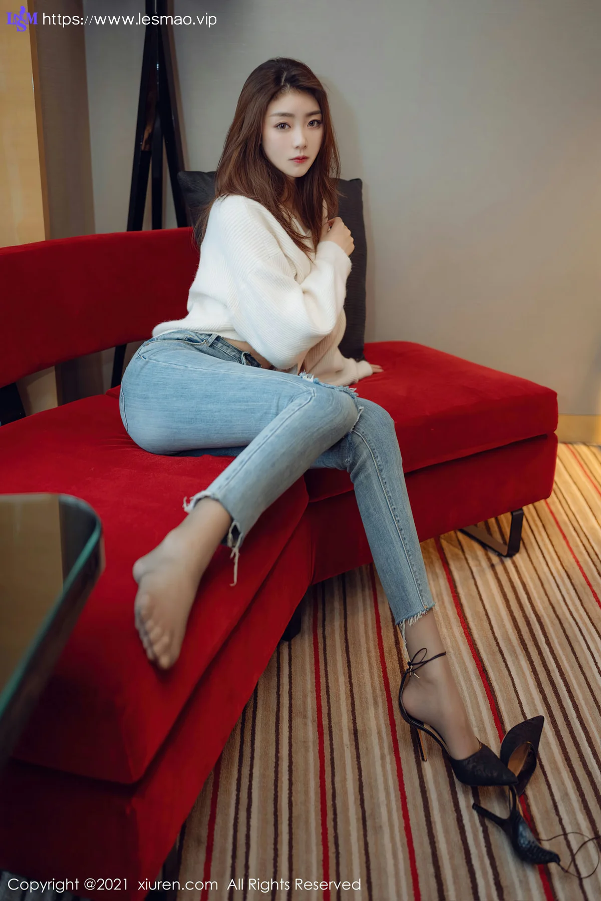 XiuRen 秀人 No.3493  极致魅惑黑丝 可樂Vicky 最新性感写真 - 16
