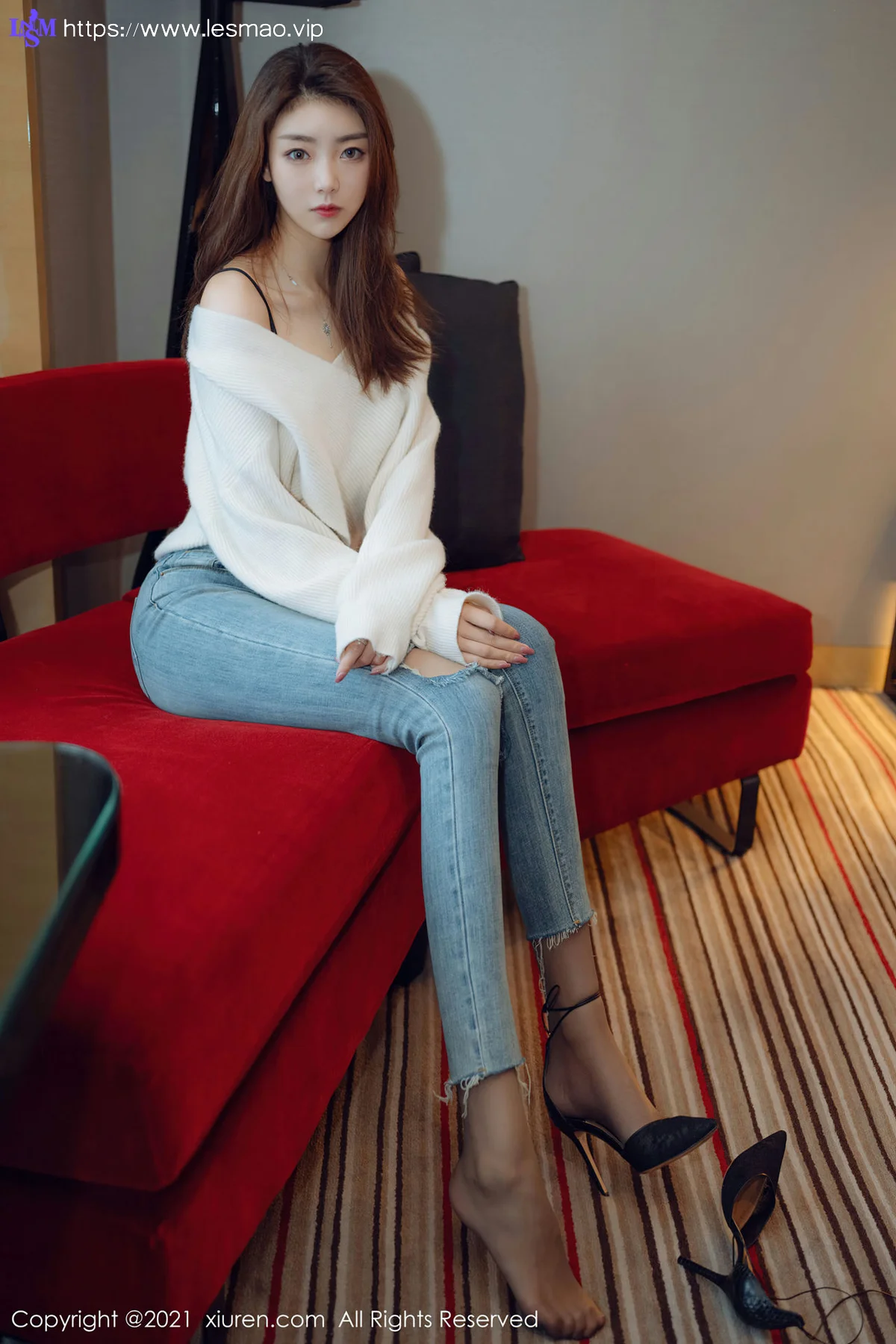 XiuRen 秀人 No.3493  极致魅惑黑丝 可樂Vicky 最新性感写真 - 18