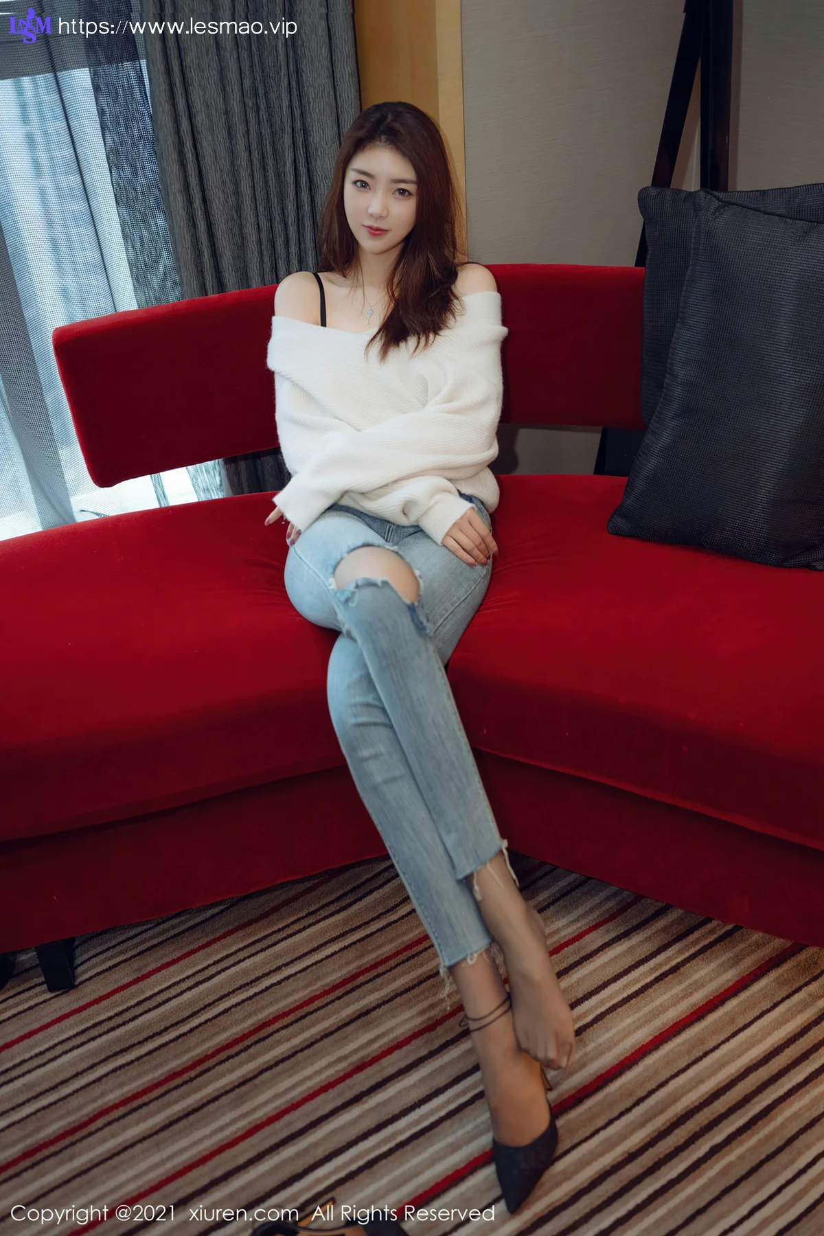 XiuRen 秀人 No.3493  极致魅惑黑丝 可樂Vicky 最新性感写真 - 20