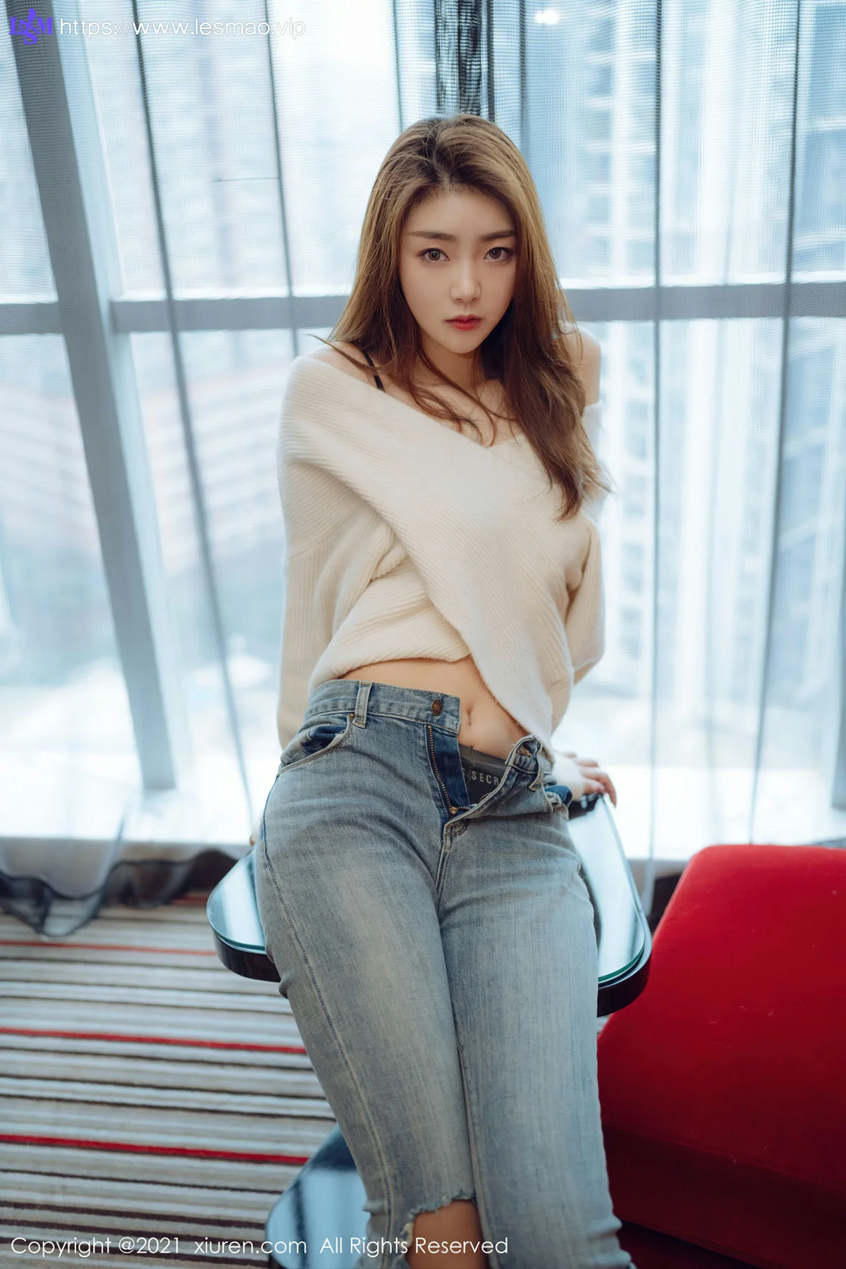 XiuRen 秀人 No.3493  极致魅惑黑丝 可樂Vicky 最新性感写真 - 30
