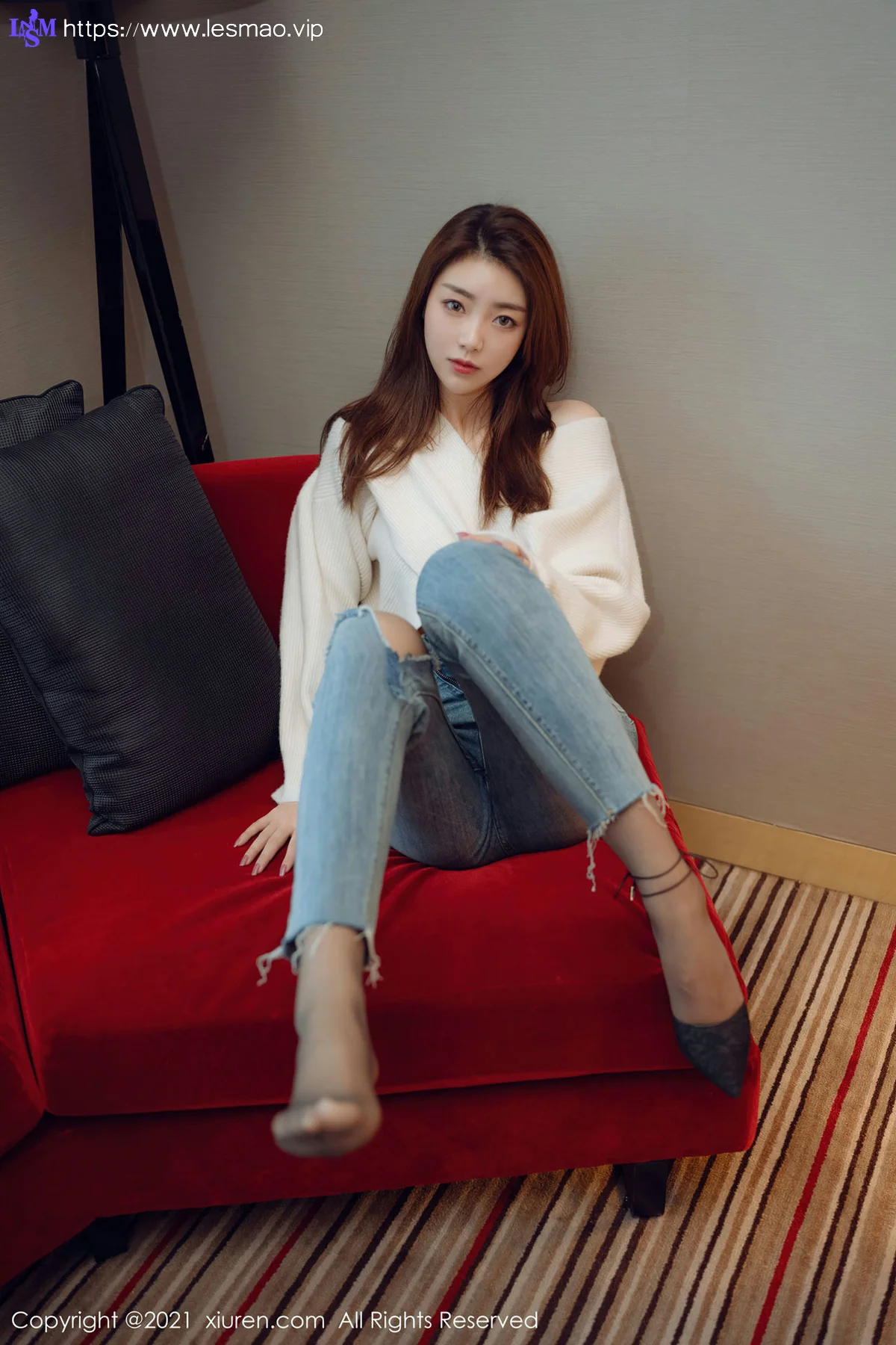 XiuRen 秀人 No.3493  极致魅惑黑丝 可樂Vicky 最新性感写真 - 31