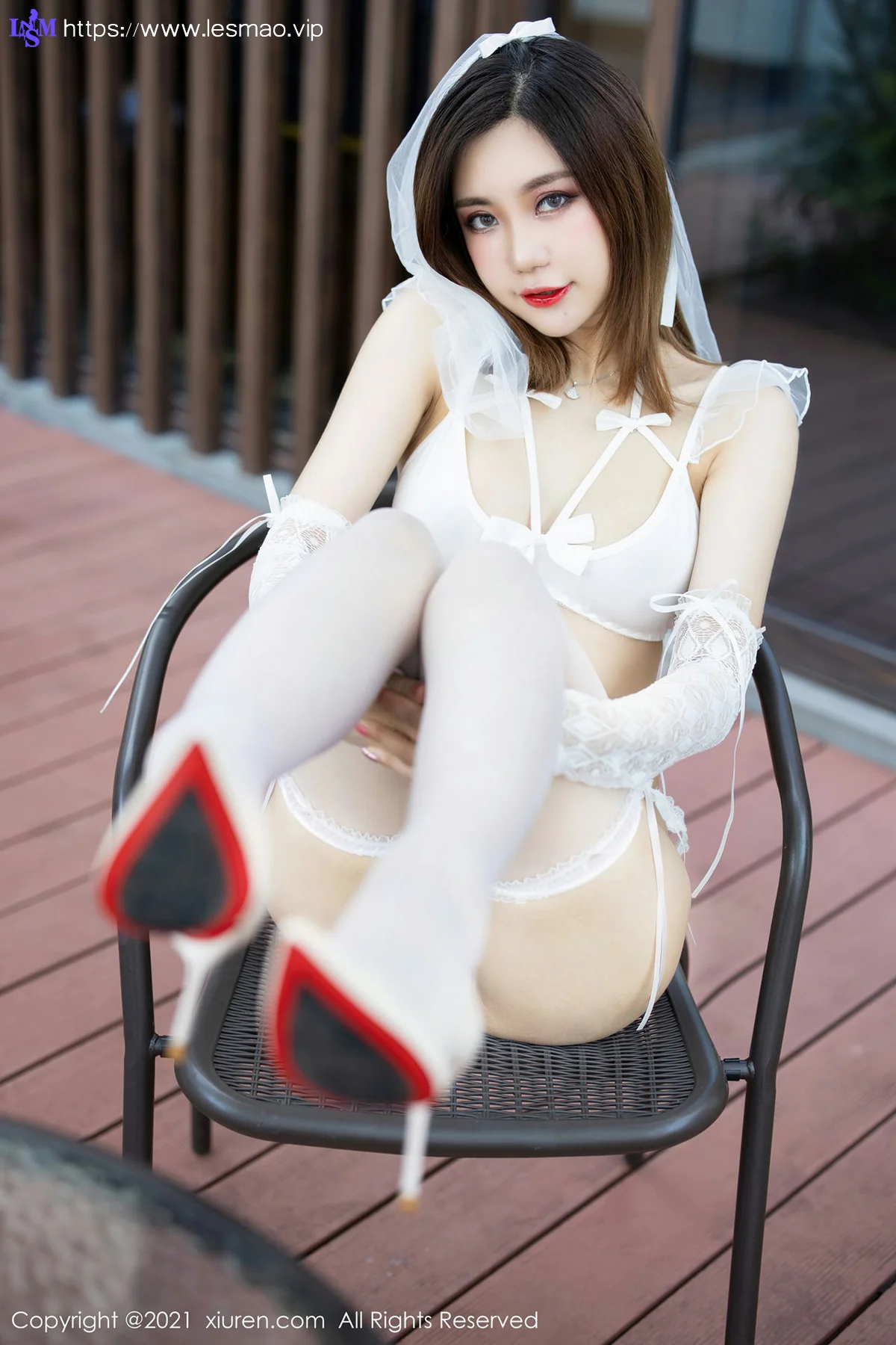 XiuRen 秀人 No.3494  婚纱系列 绮里嘉Carina 复出心愿旅拍写 - 13