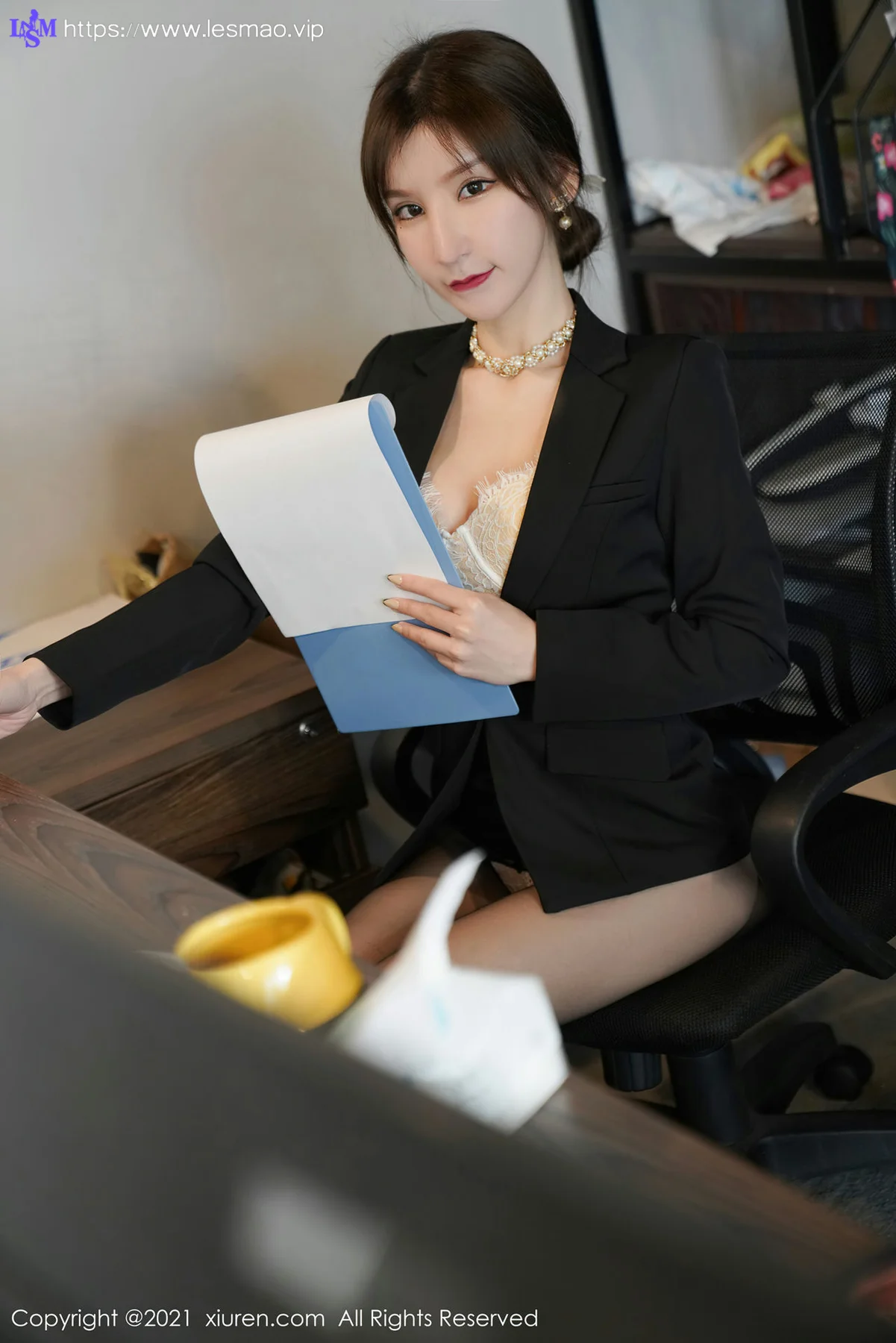 XiuRen 秀人 No.3504 办公室职员  周于希剧情主题写真 - 28