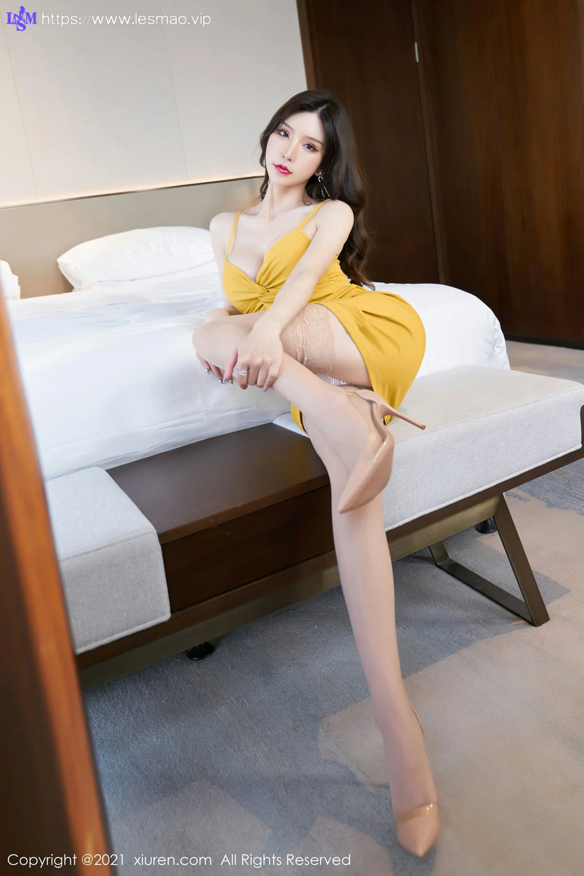 XiuRen 秀人 No.3508  轻薄吊裙 周于希Sandy 杭州心愿旅拍写真 - 39