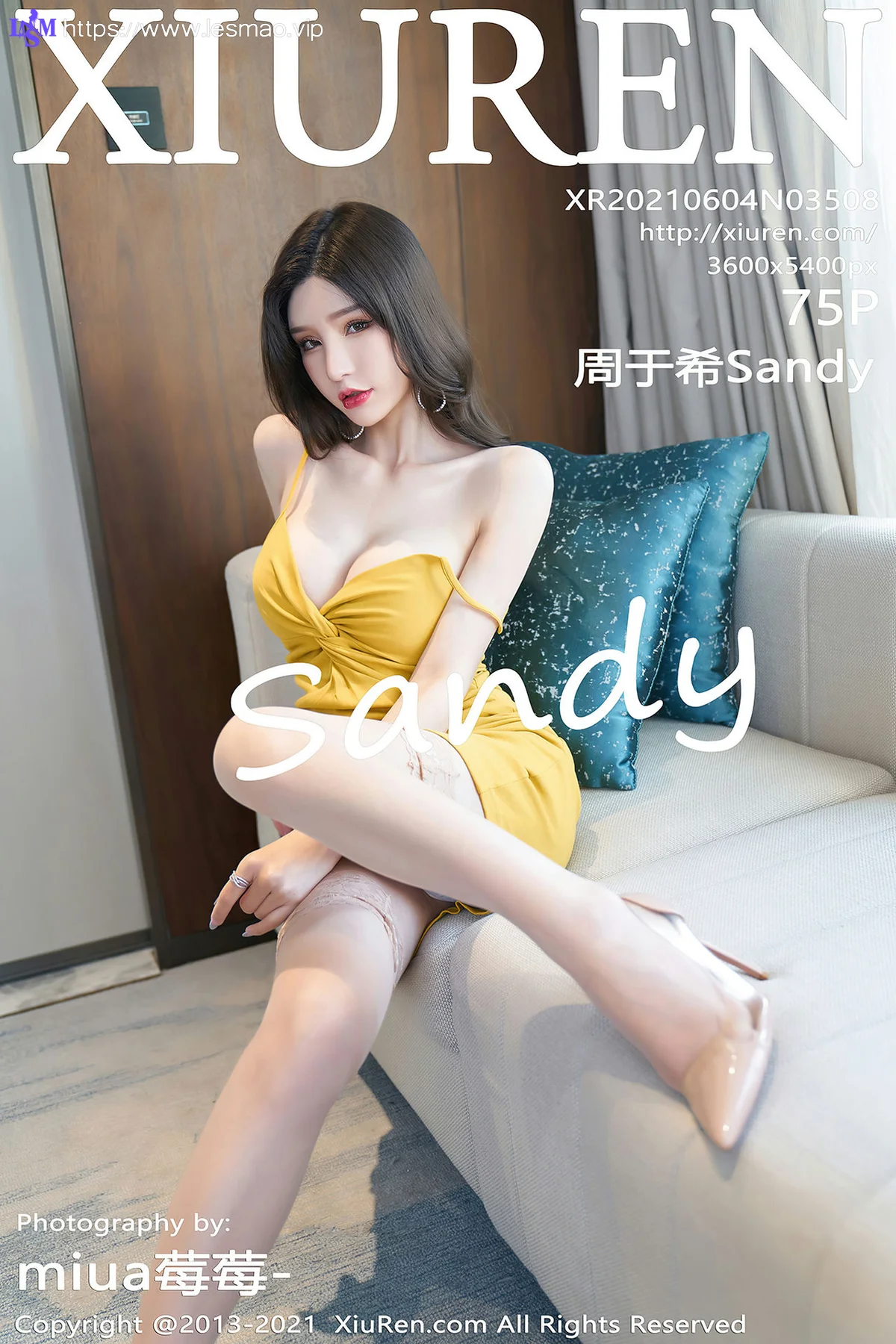 XiuRen 秀人 No.3508  轻薄吊裙 周于希Sandy 杭州心愿旅拍写真 - 76