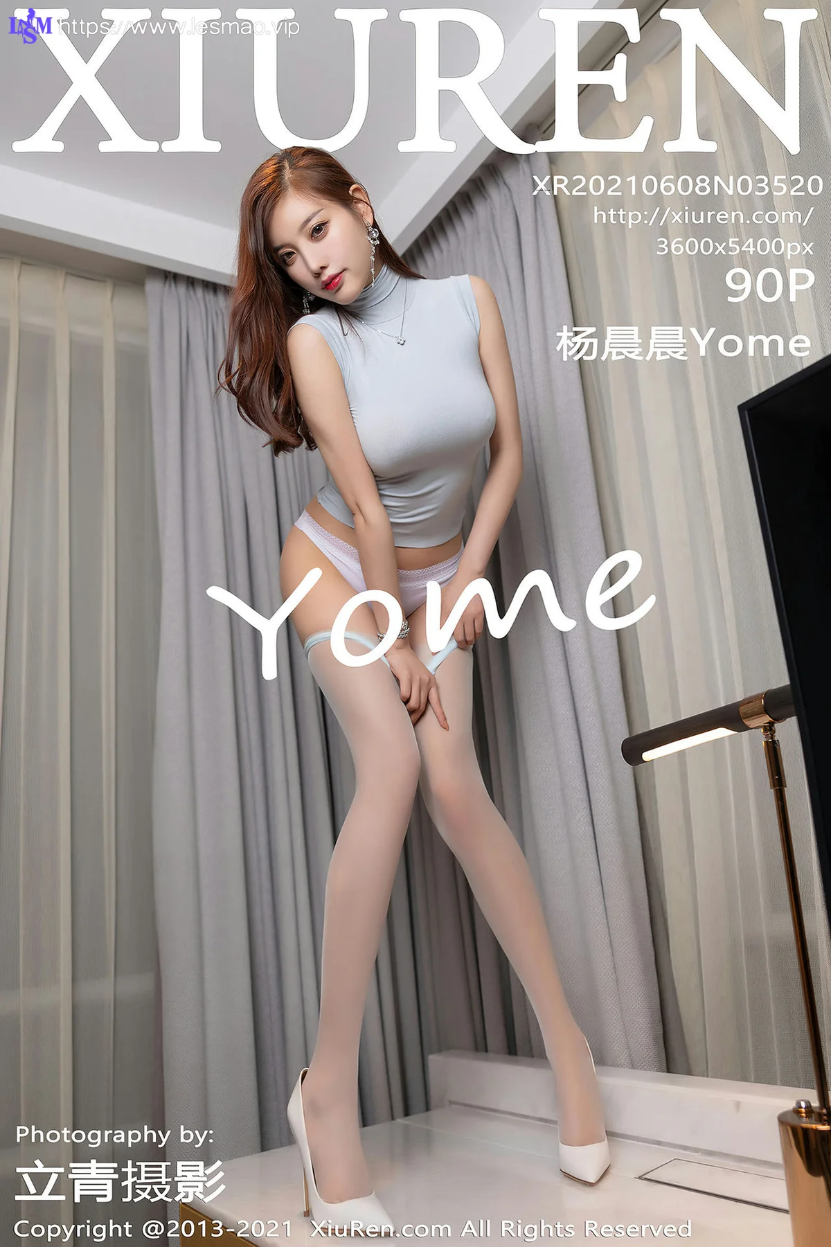 XiuRen 秀人 No.3520  浅色淡雅 杨晨晨Yome 性感私房写真 - 74