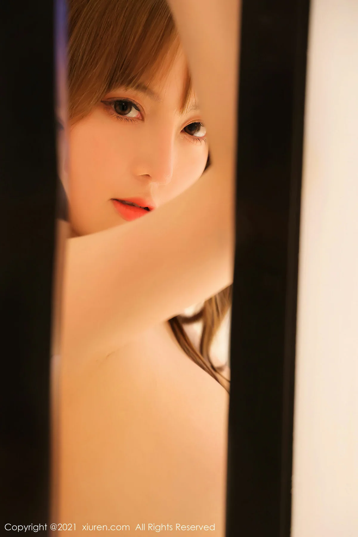 XiuRen 秀人 No.3534 的车拍系列 豆瓣酱 白色吊袜性感写真3 - 40