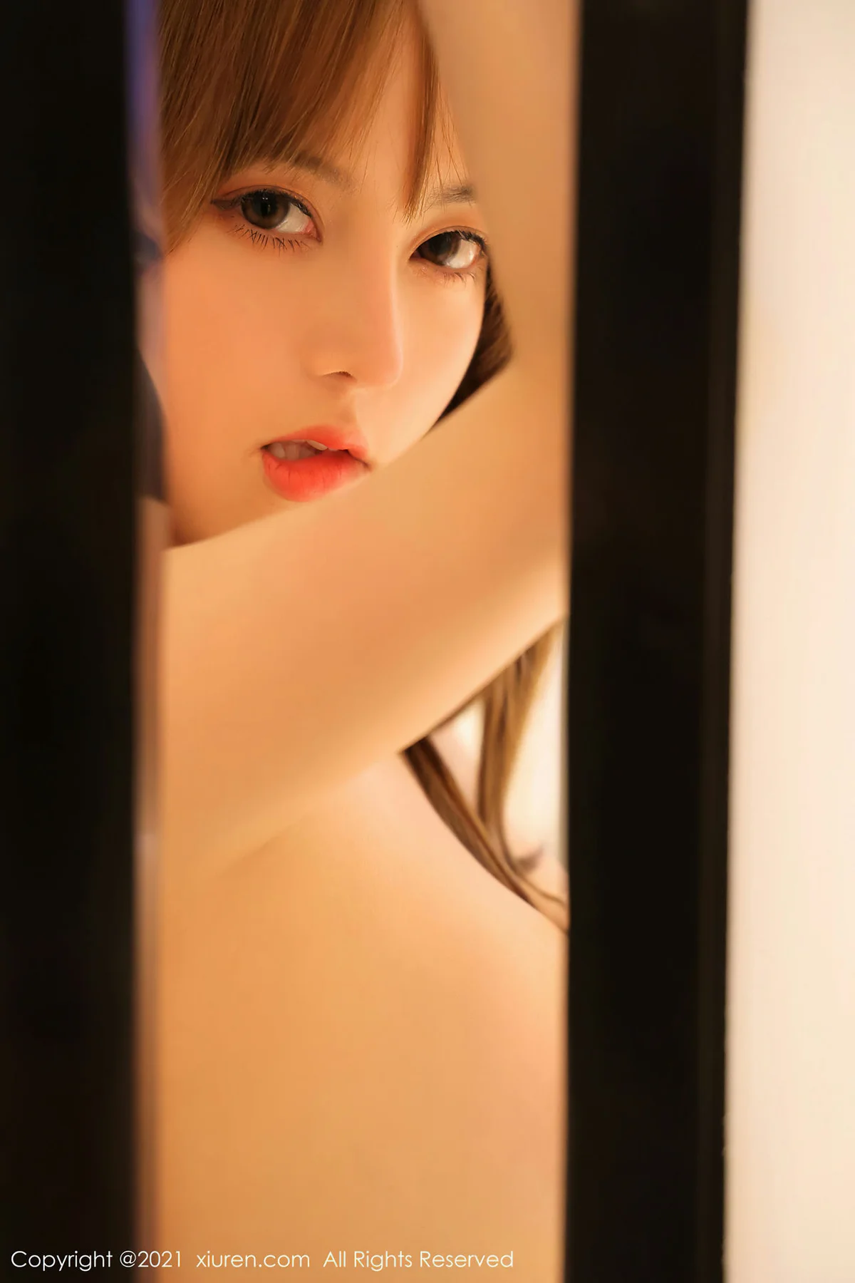 XiuRen 秀人 No.3534 的车拍系列 豆瓣酱 白色吊袜性感写真3 - 41