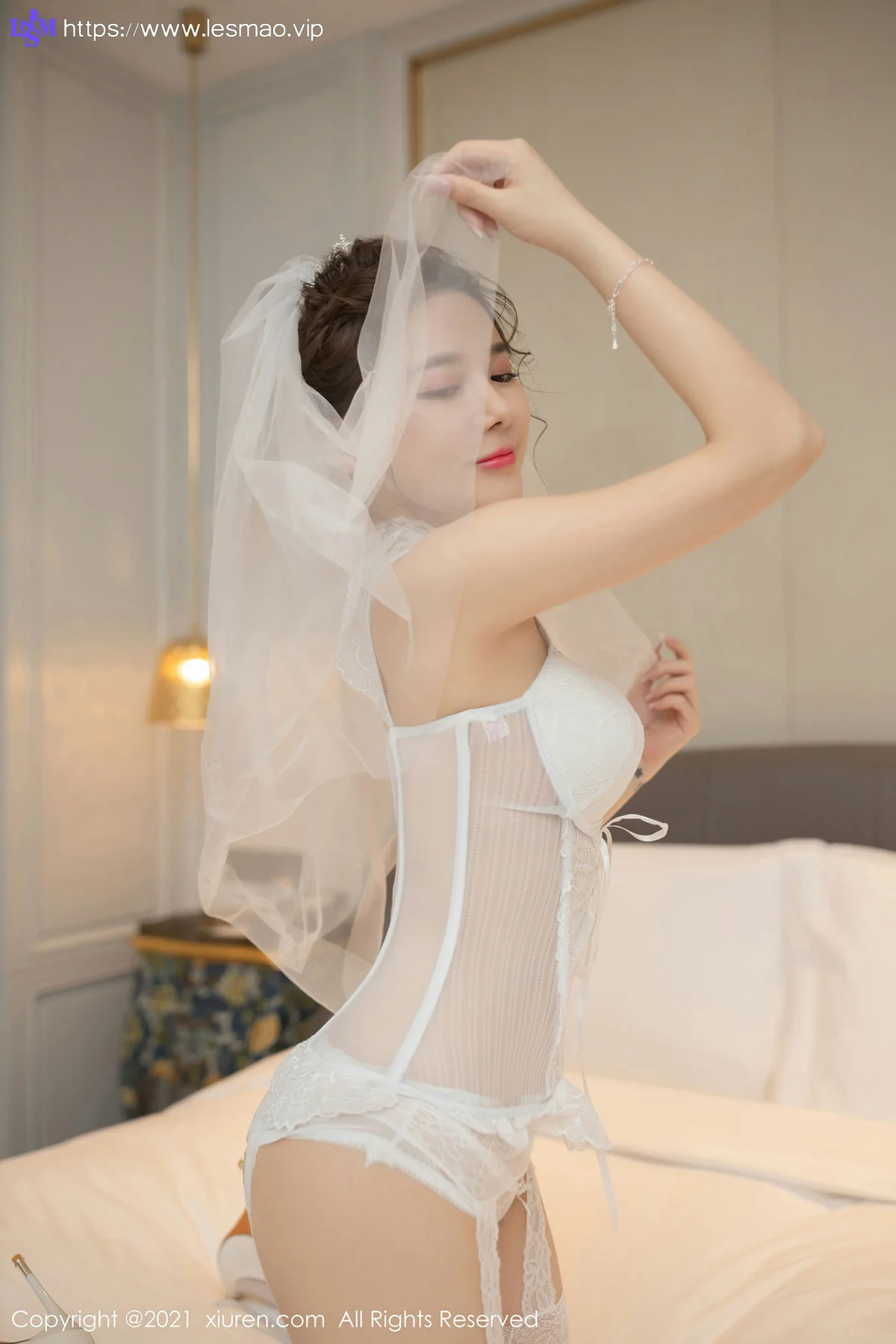 XiuRen 秀人 No.3538  新娘婚纱主题系列 鱼子酱Fish 性感写真111 - 38